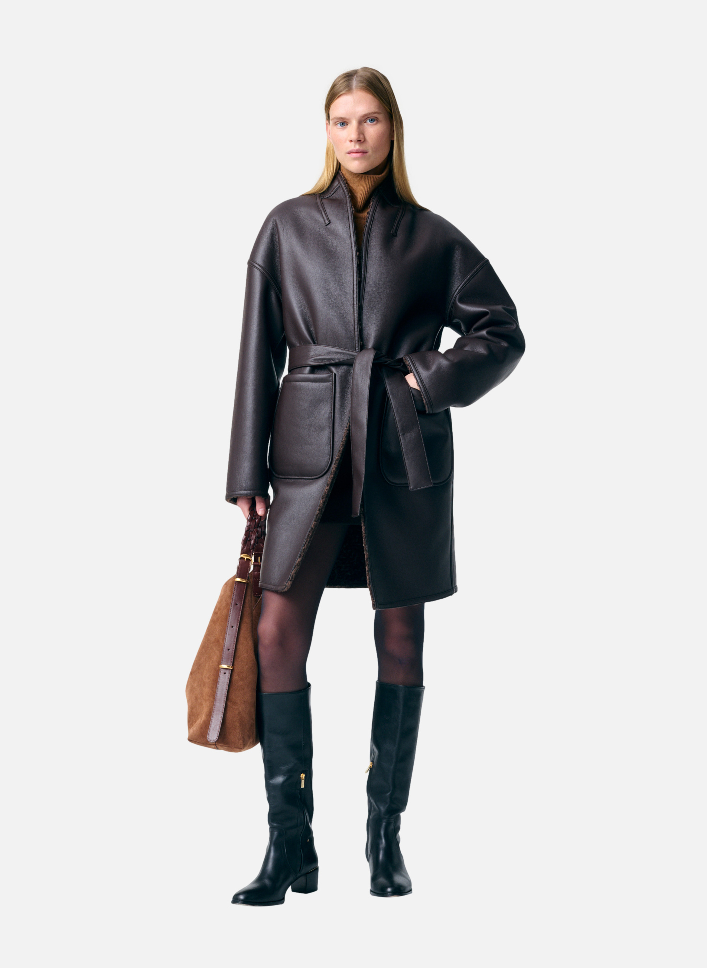 Manteau ferly VANESSA BRUNO Marron