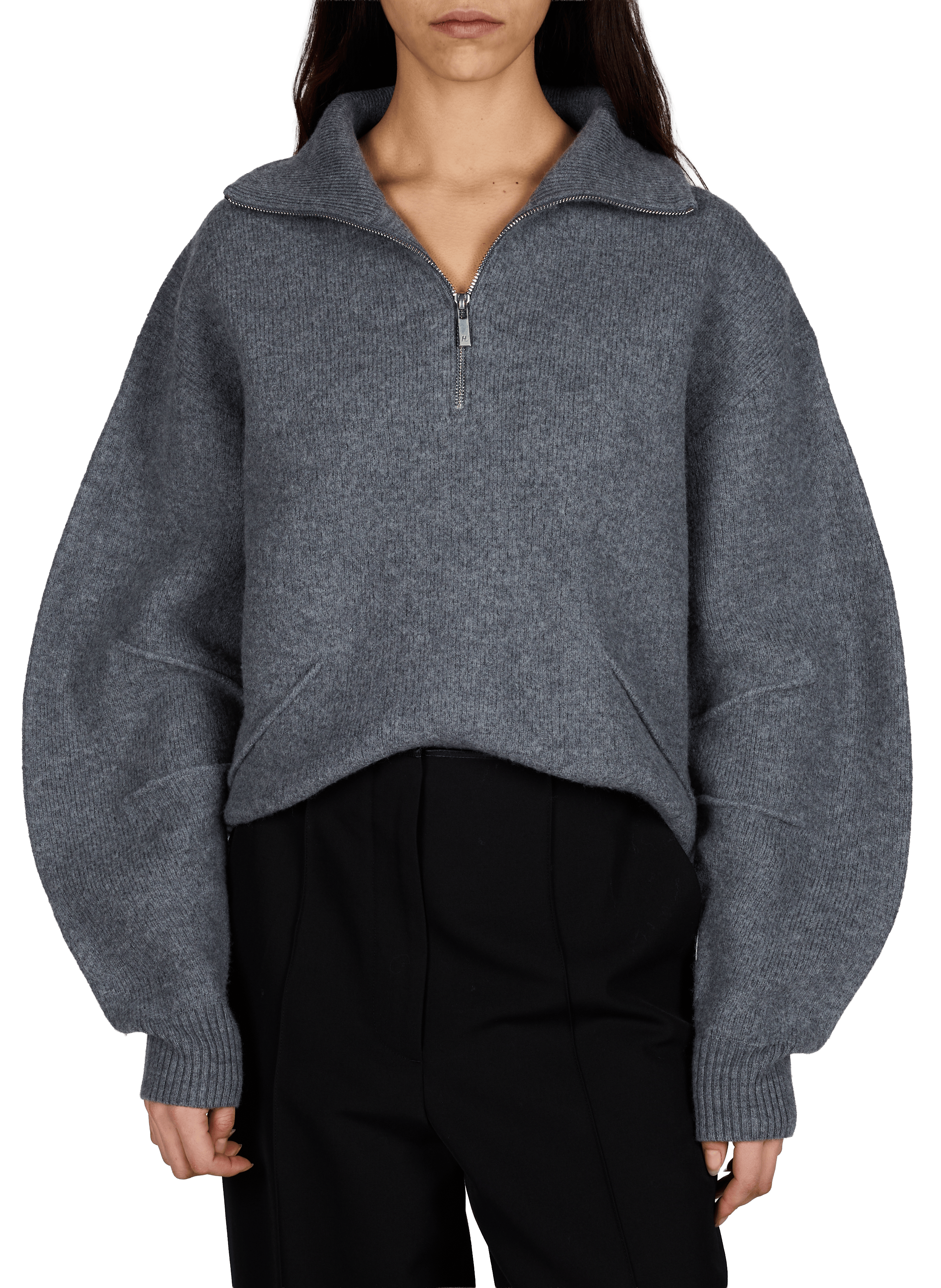 Wool sweatshirt HELMUT LANG Grey