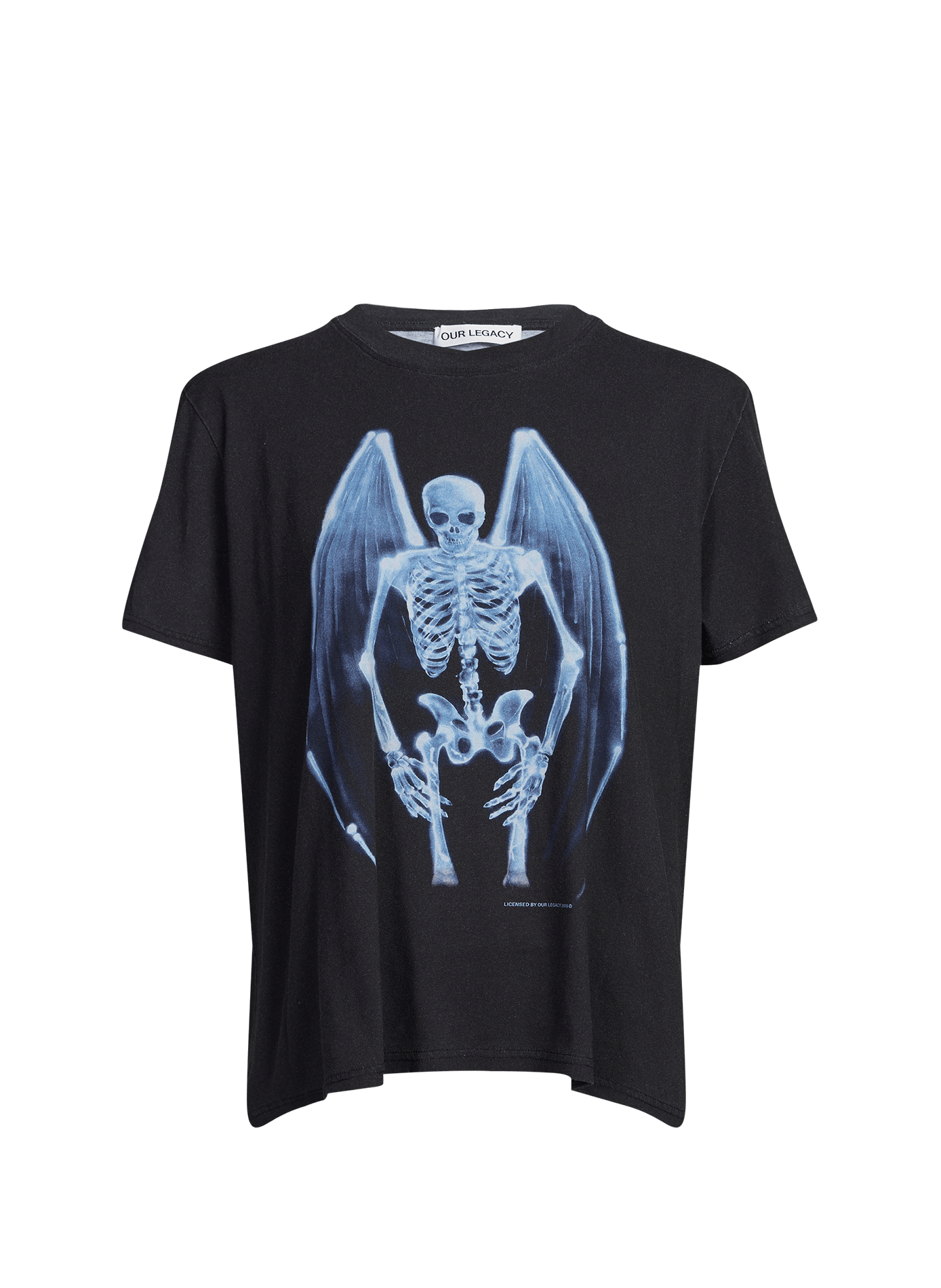 T-shirt imprimé en coton OUR LEGACY Noir