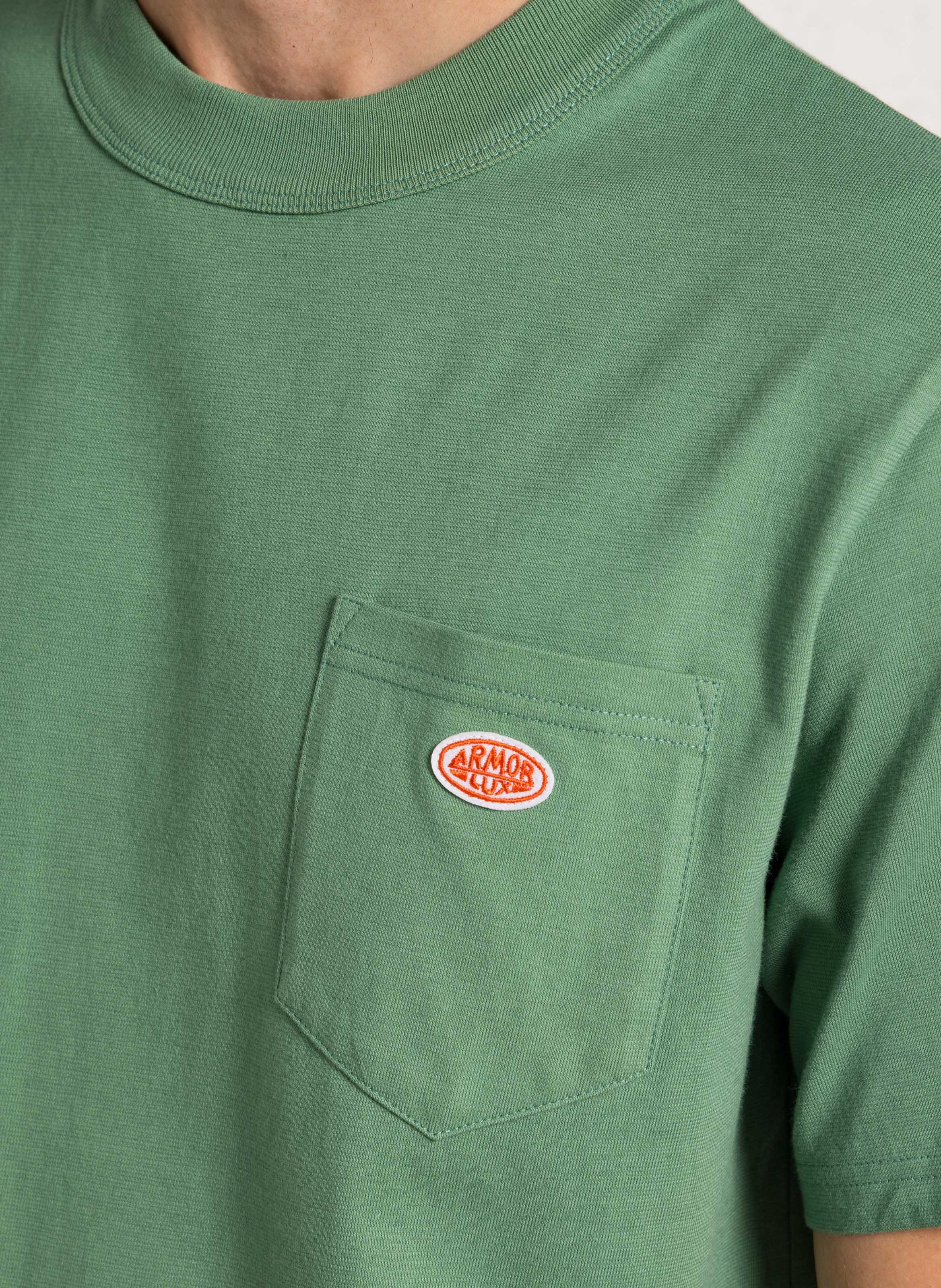 Tee-shirt droit en coton bio heritage ARMOR-LUX Vert