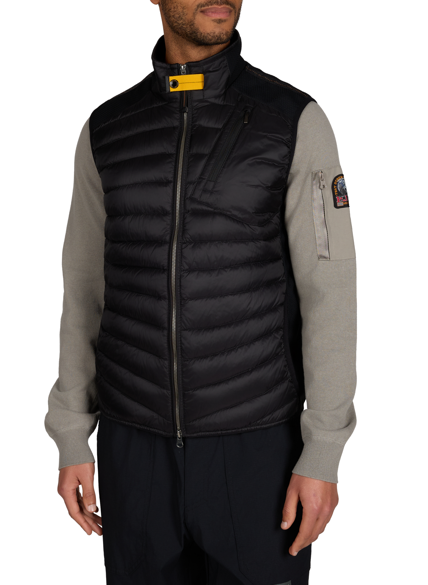 Doudoune Zavier sans manches à col montant PARAJUMPERS Noir