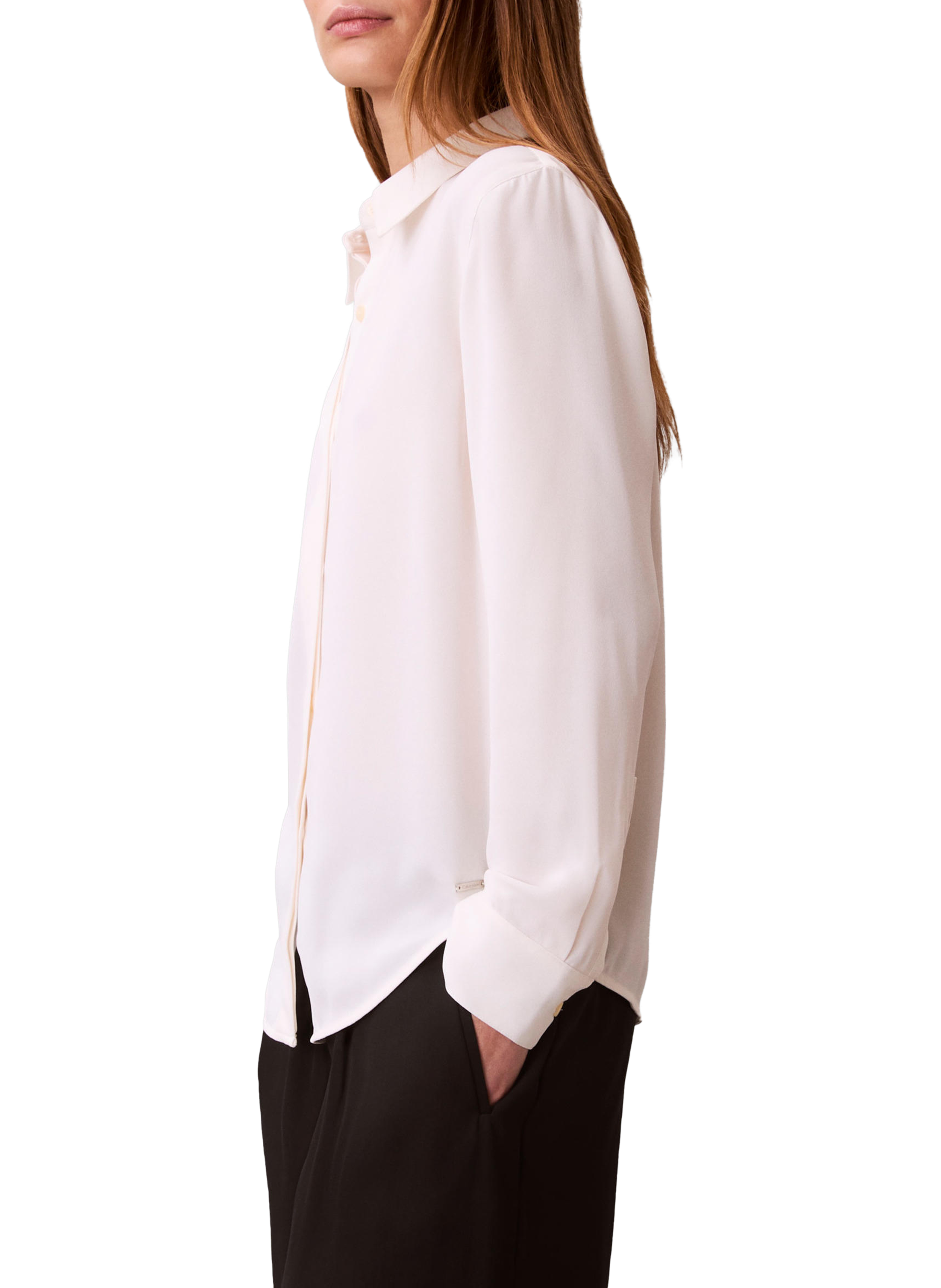 Chemise unie CALVIN KLEIN Beige