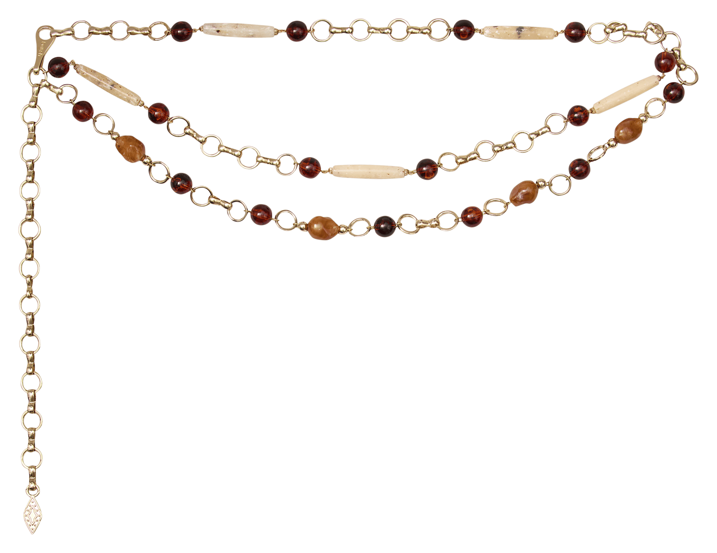 Ceinture à double rangs baron BA&SH Doré