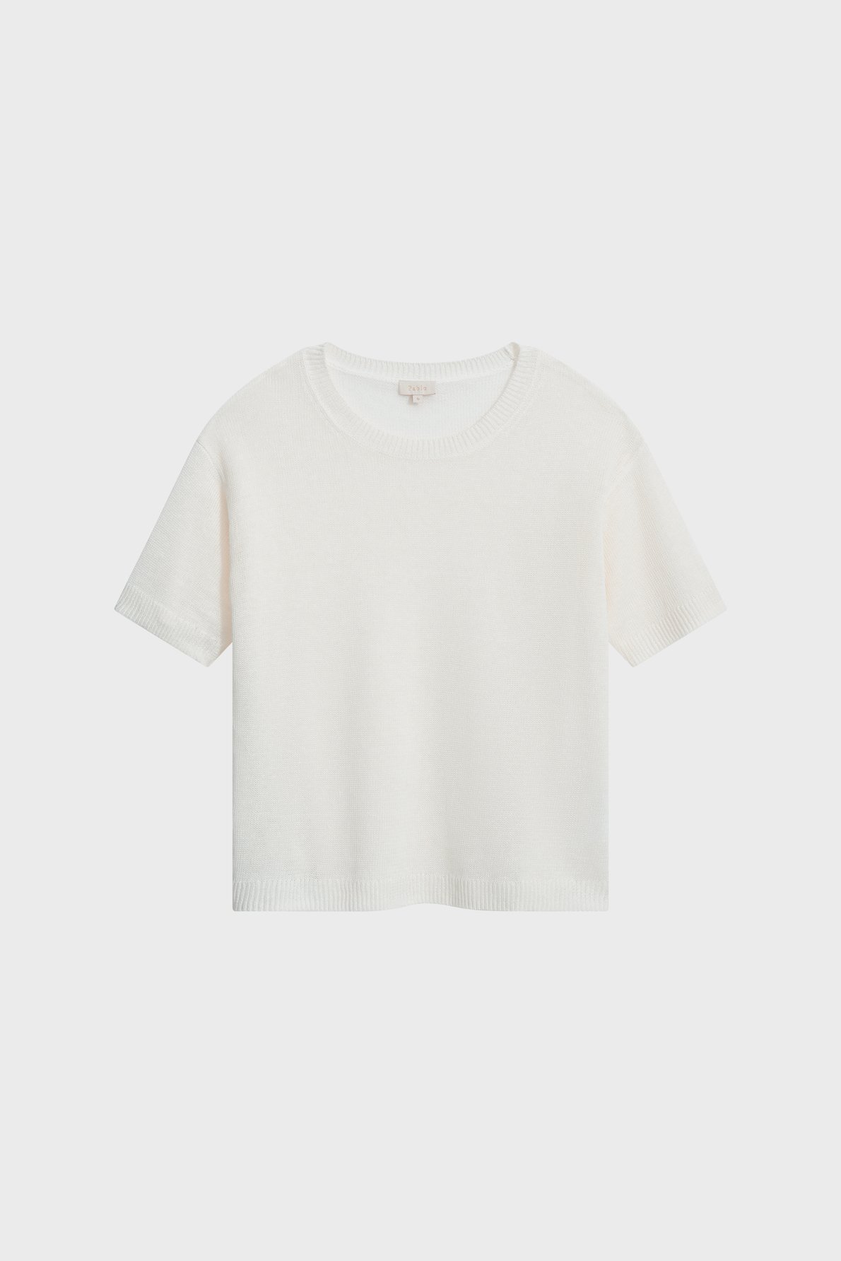 Pull ample en lin à manches courtes - laelia PABLO Beige