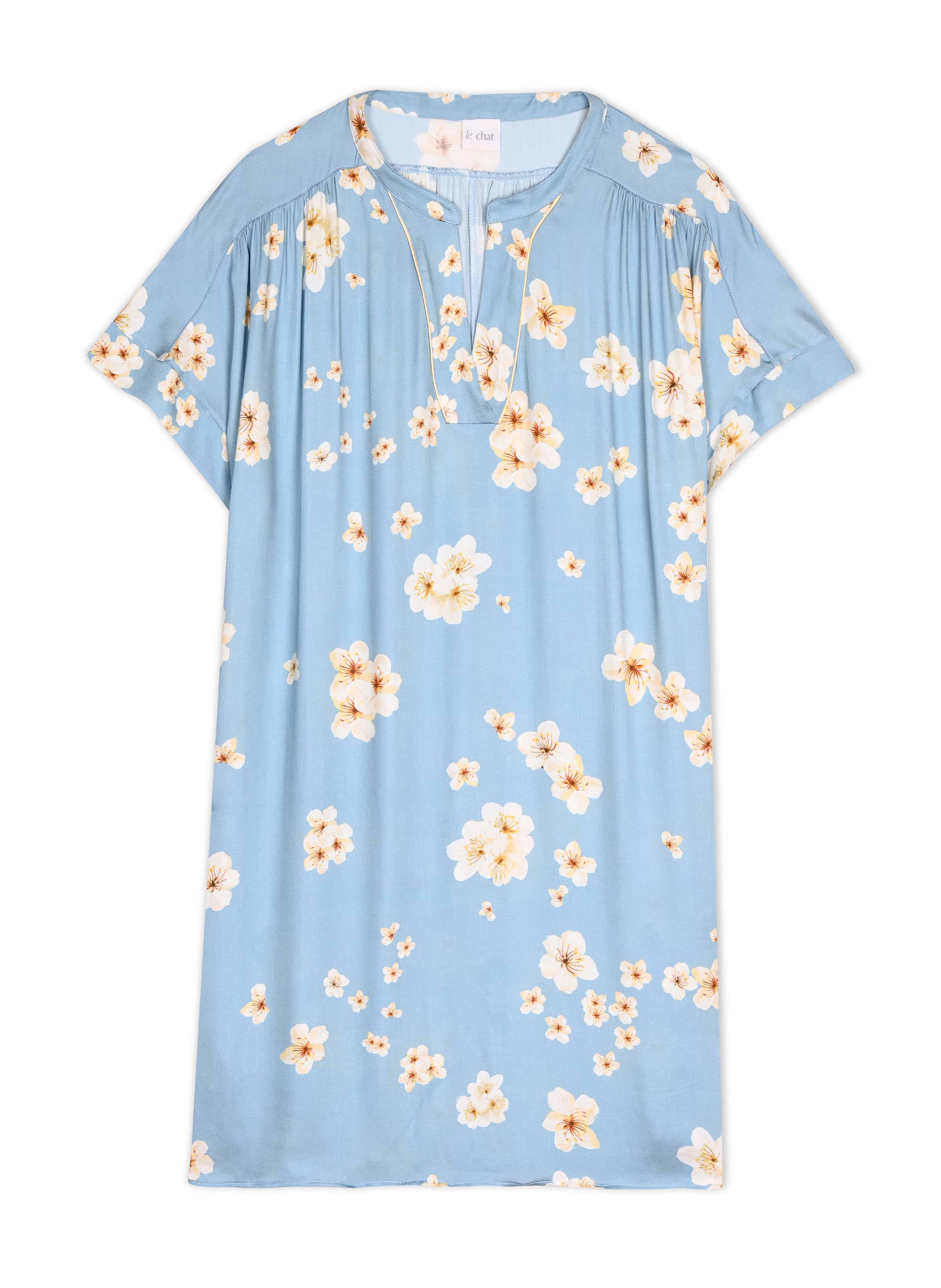 Chemise de nuit en viscose eden 201 LE CHAT Multicolore