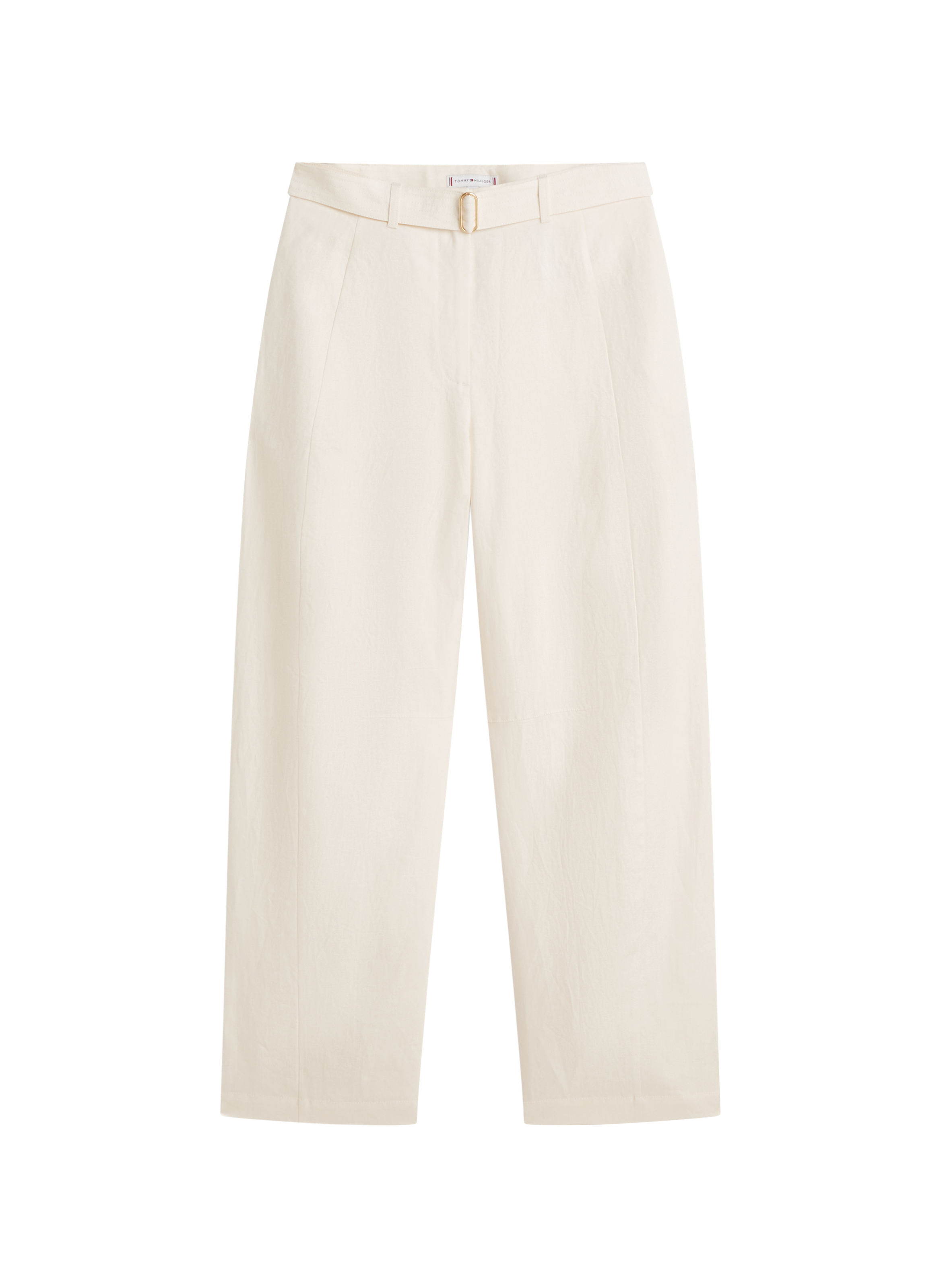 Straight-leg linen trousers TOMMY HILFIGER Beige