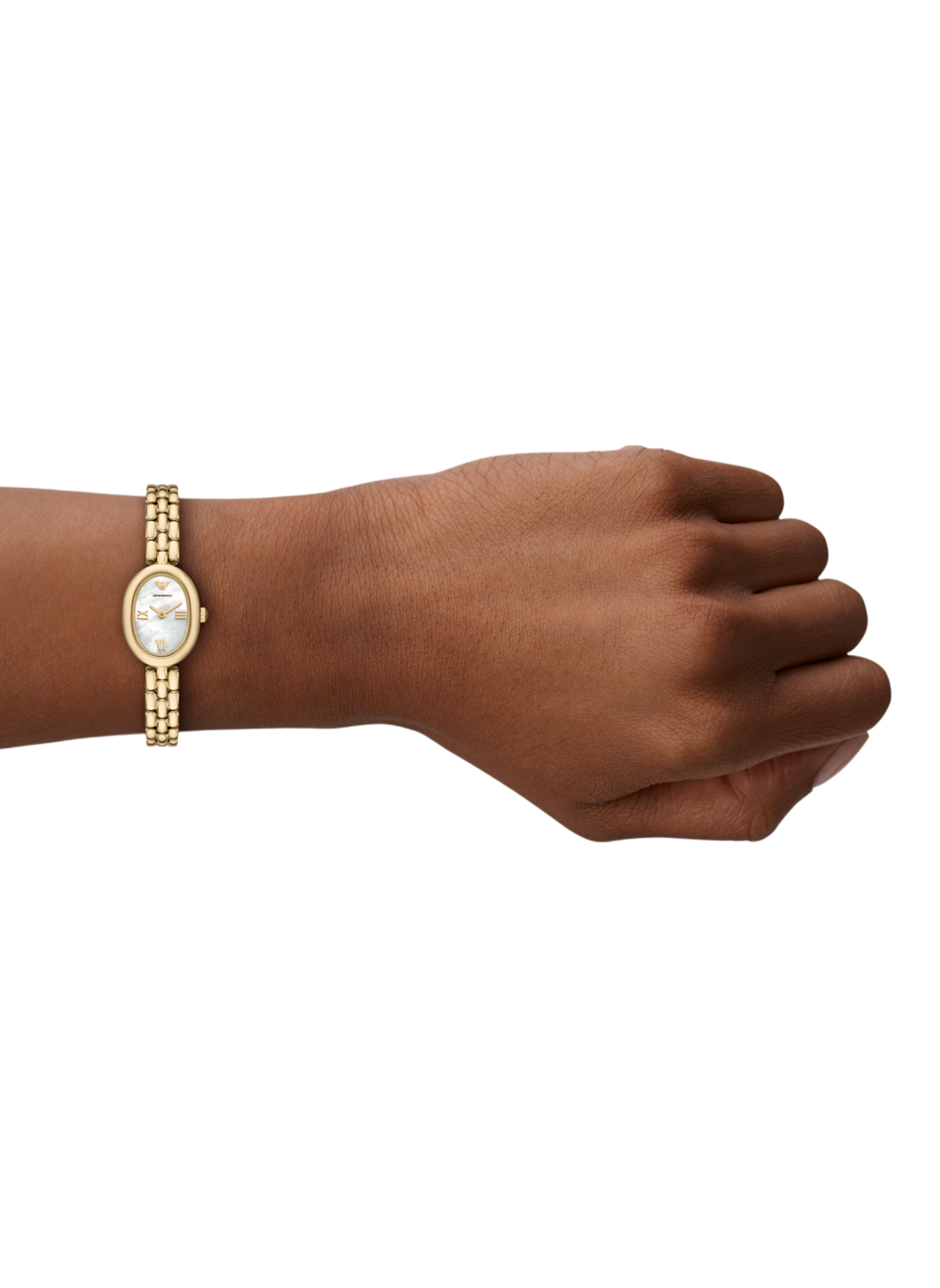 Montre quartz Sinfonia en acier inoxydable ARMANI MONTRES Blanc