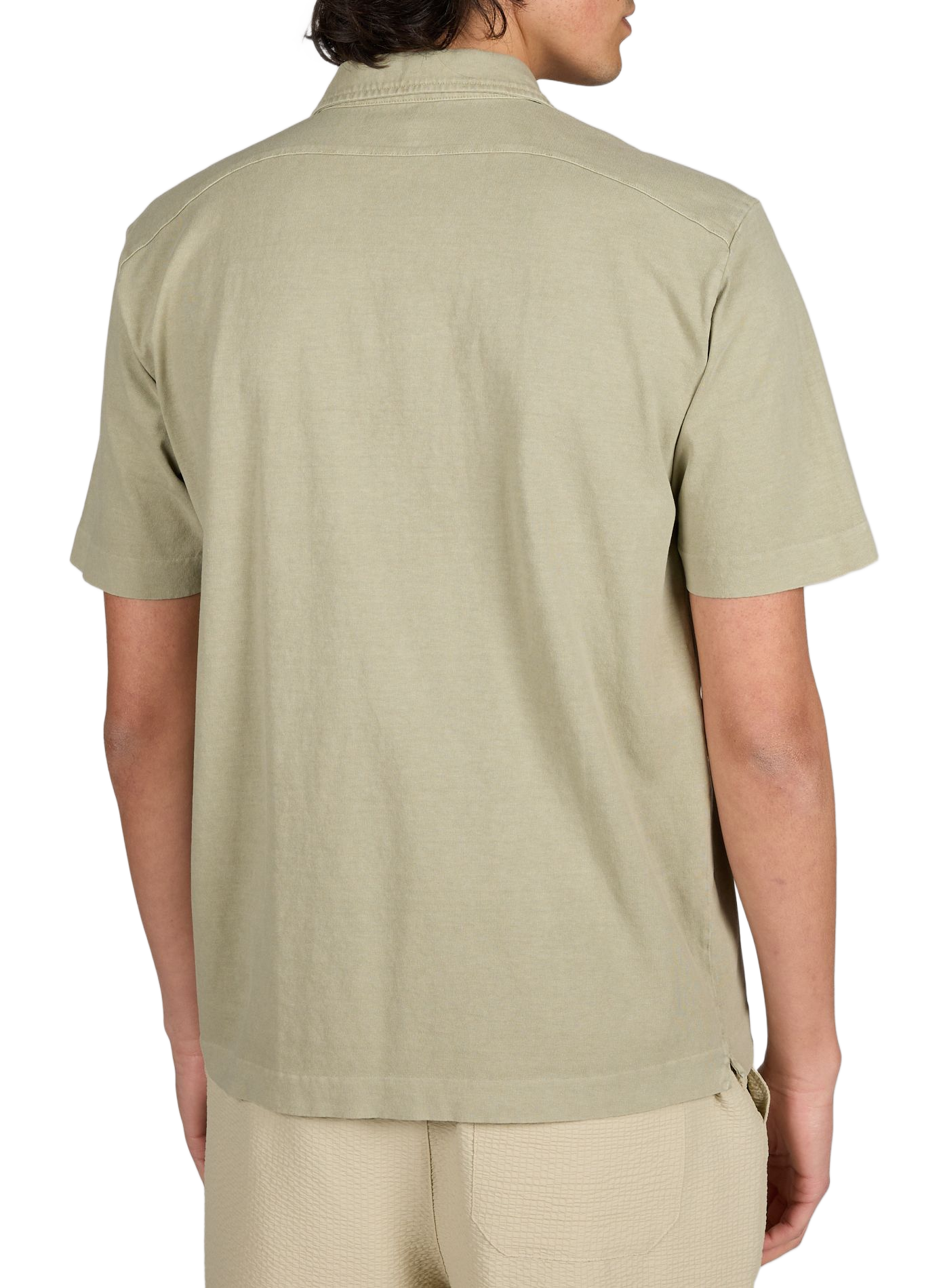 Straight cotton polo shirt CP COMPANY Green