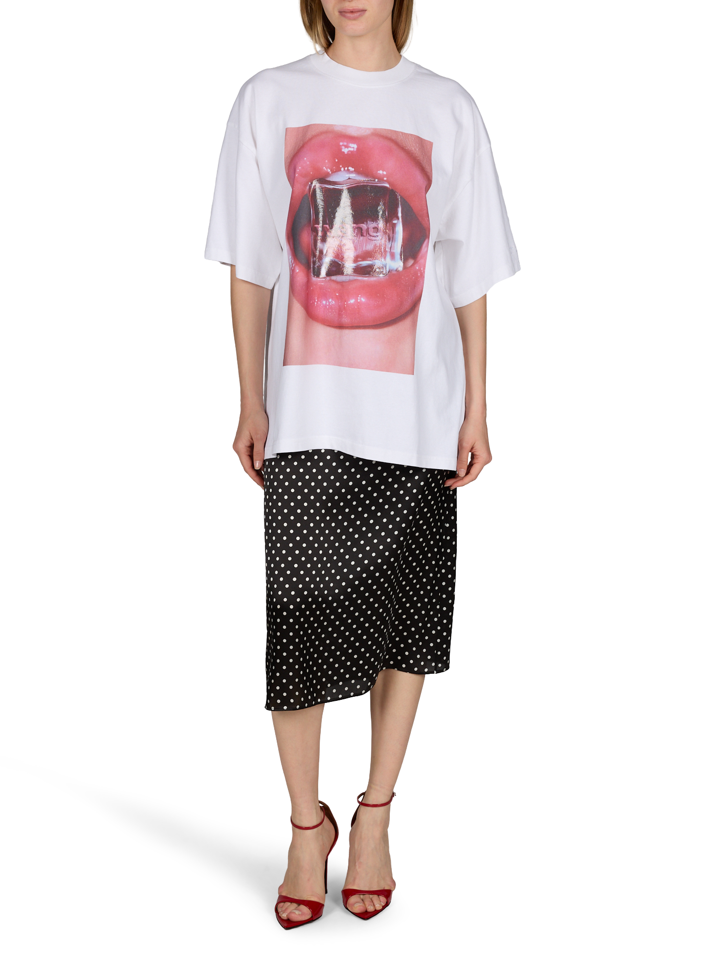 Short-sleeve printed t-shirt ALEXANDER WANG White