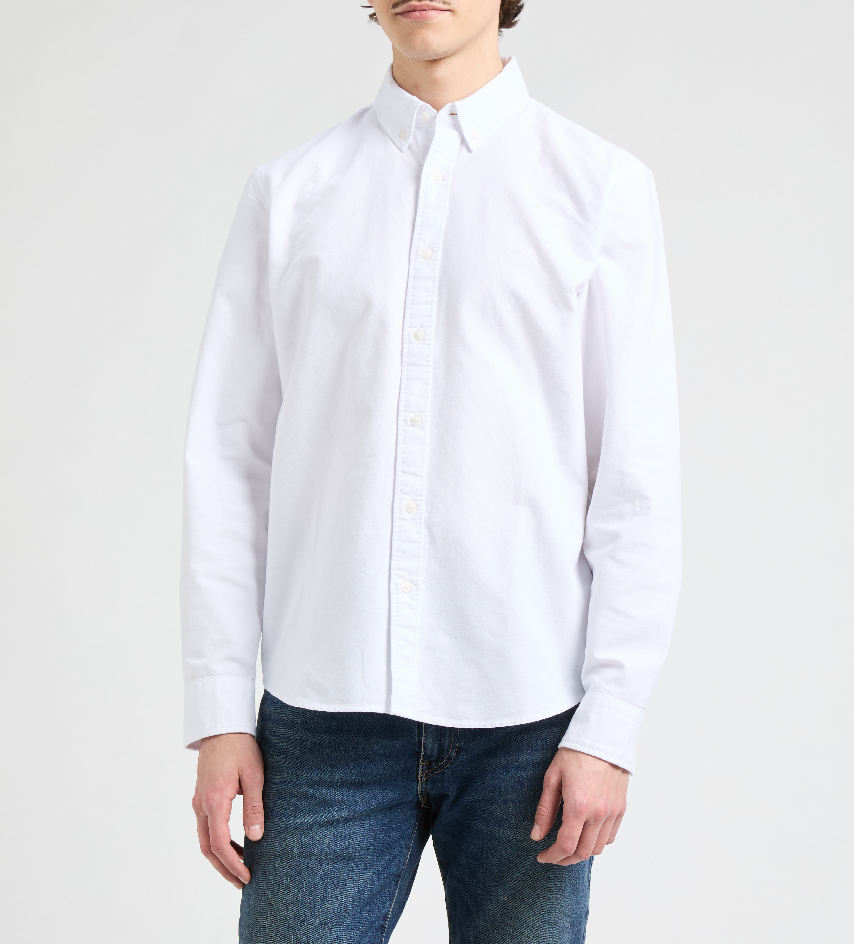 Chemise denim en coton  LEVI'S Blanc