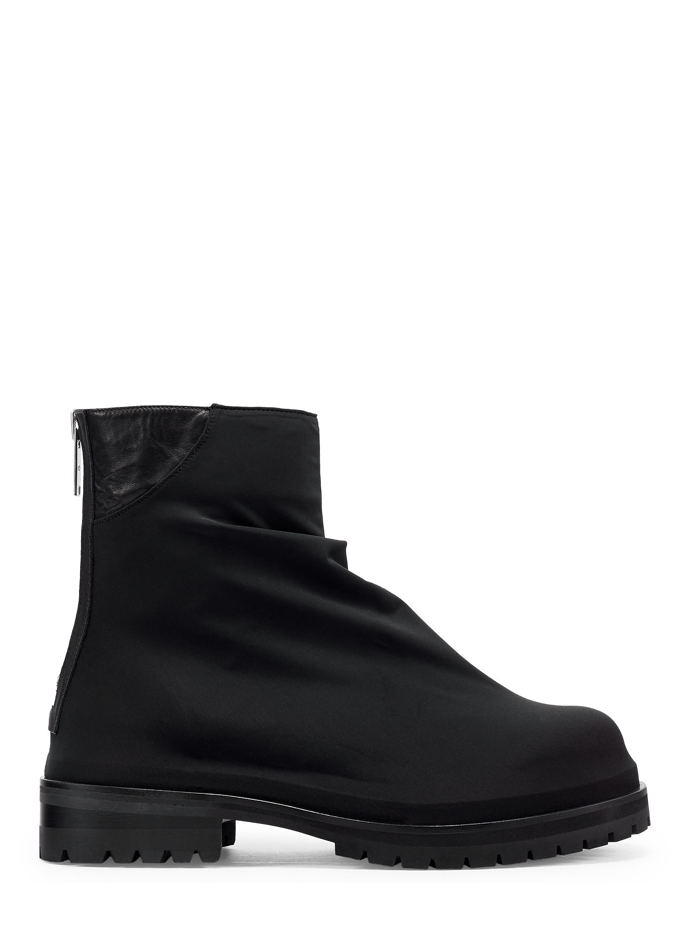Bottines Marathon à empiècement superposé zippées 424