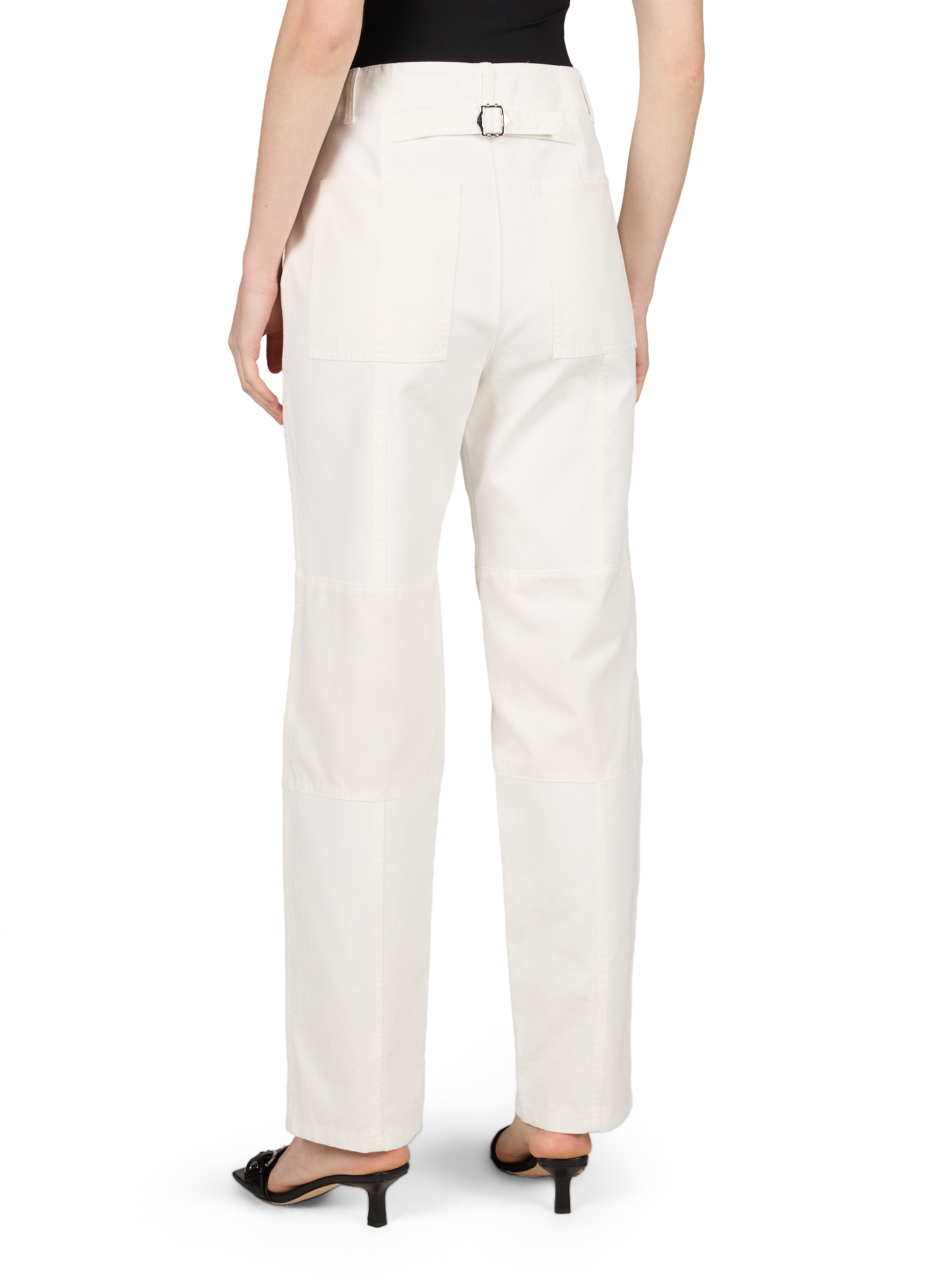 Fischer cotton cargo jeans TIBI White