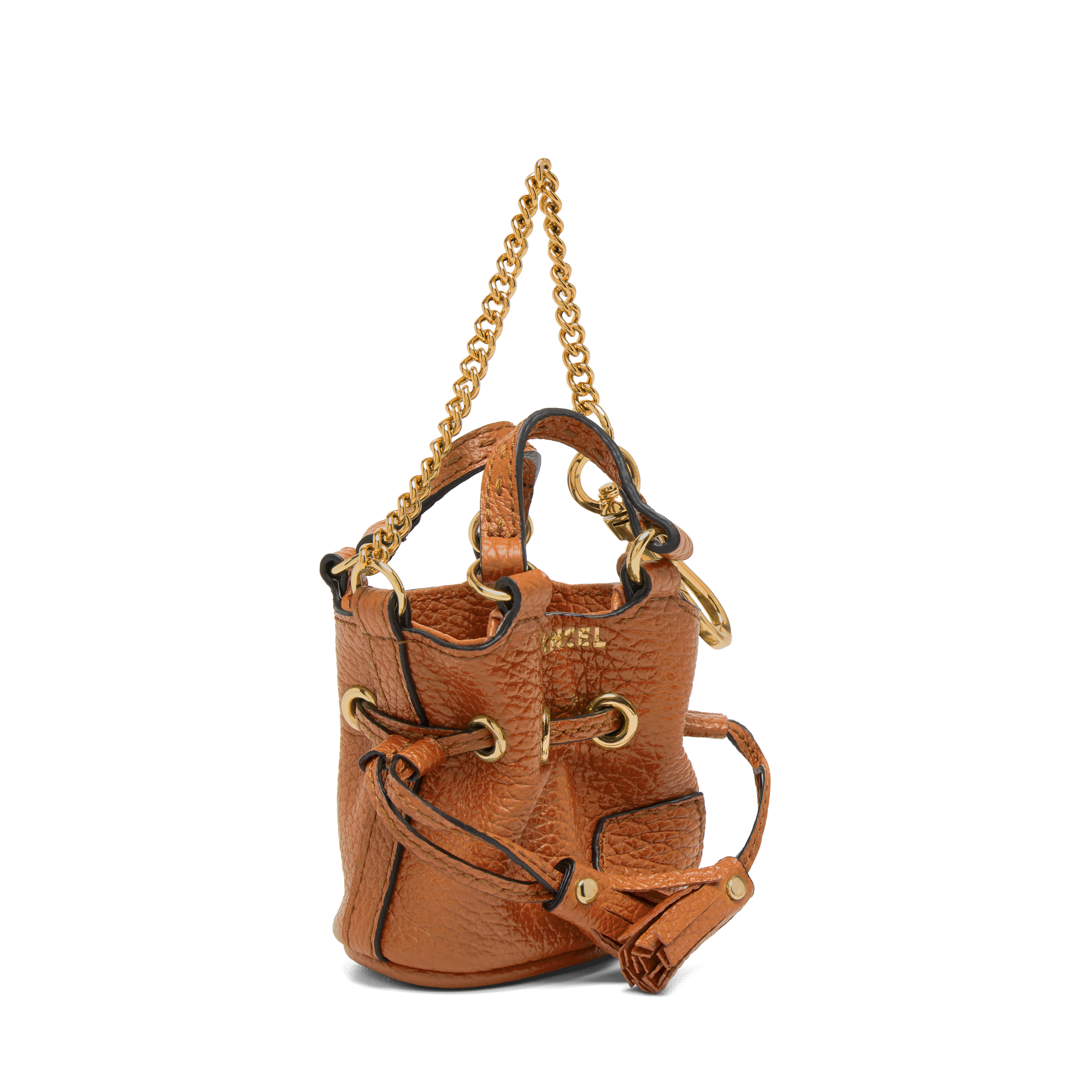 Accessoire voor tas capsulecollectie 150 jaar van runderleer LANCEL Bruin