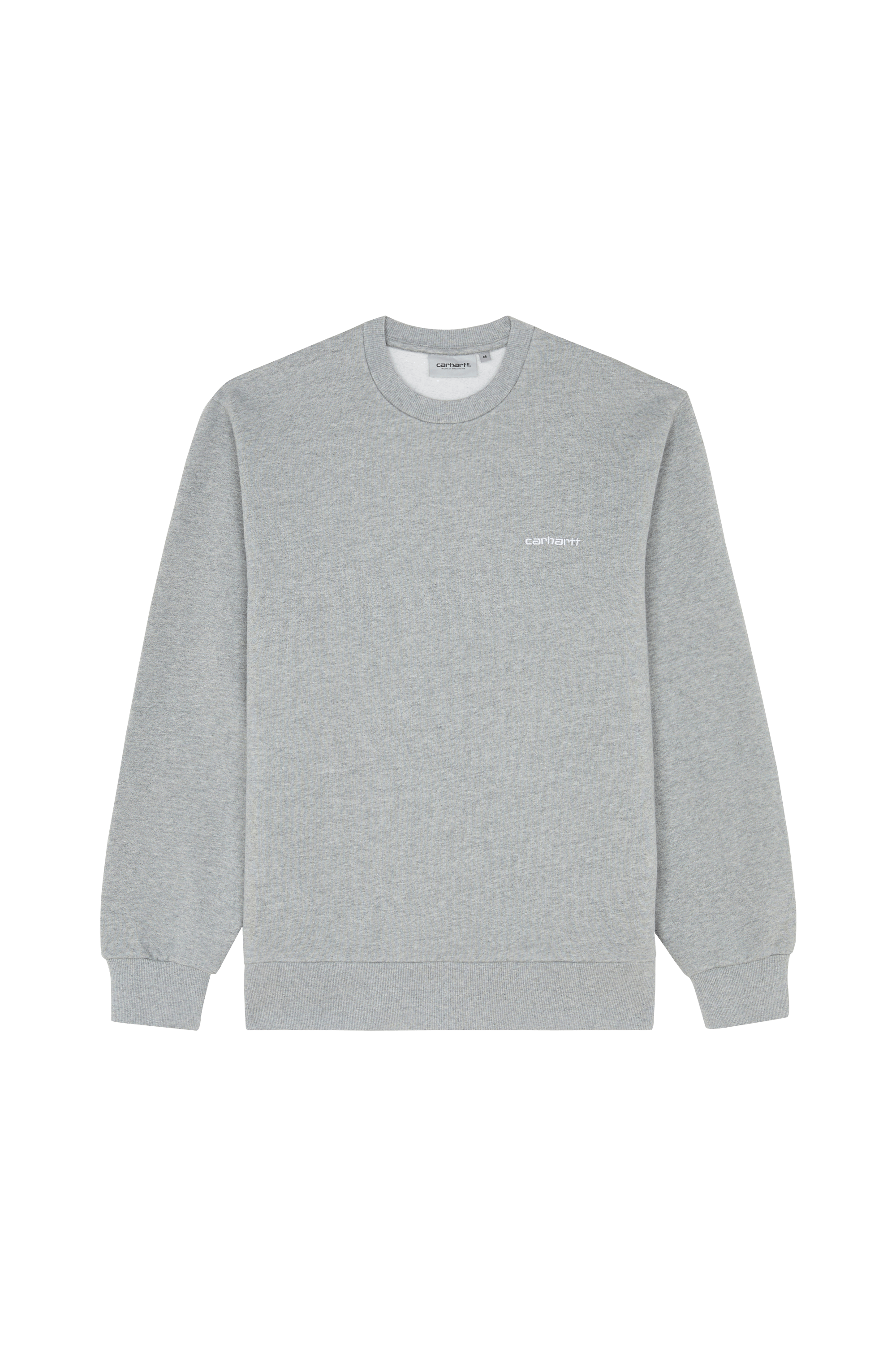 Sweatshirt script embroidery sweat CARHARTT WIP Gris