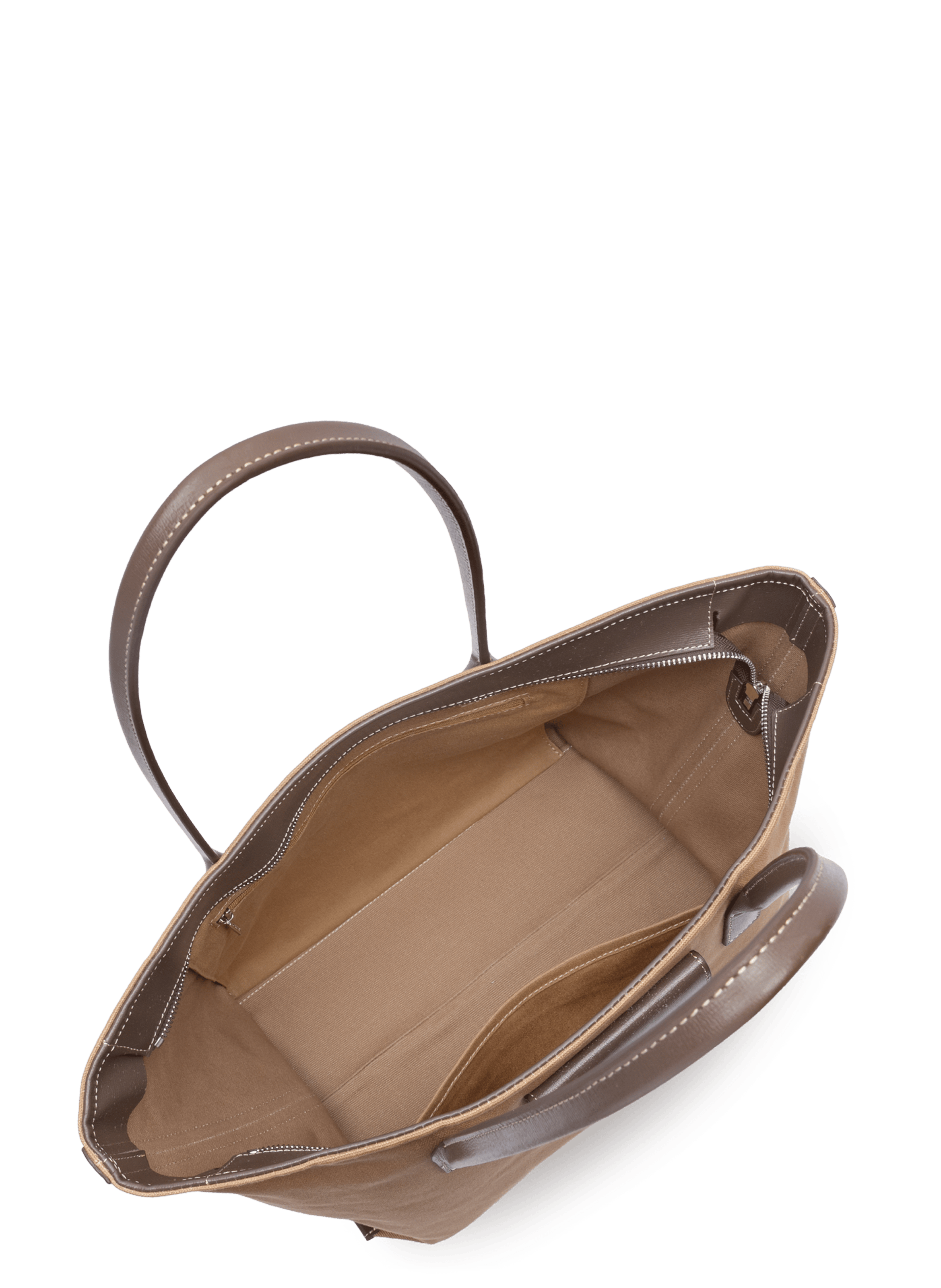 Sac cabas épaule - canvas kba LANCASTER Marron