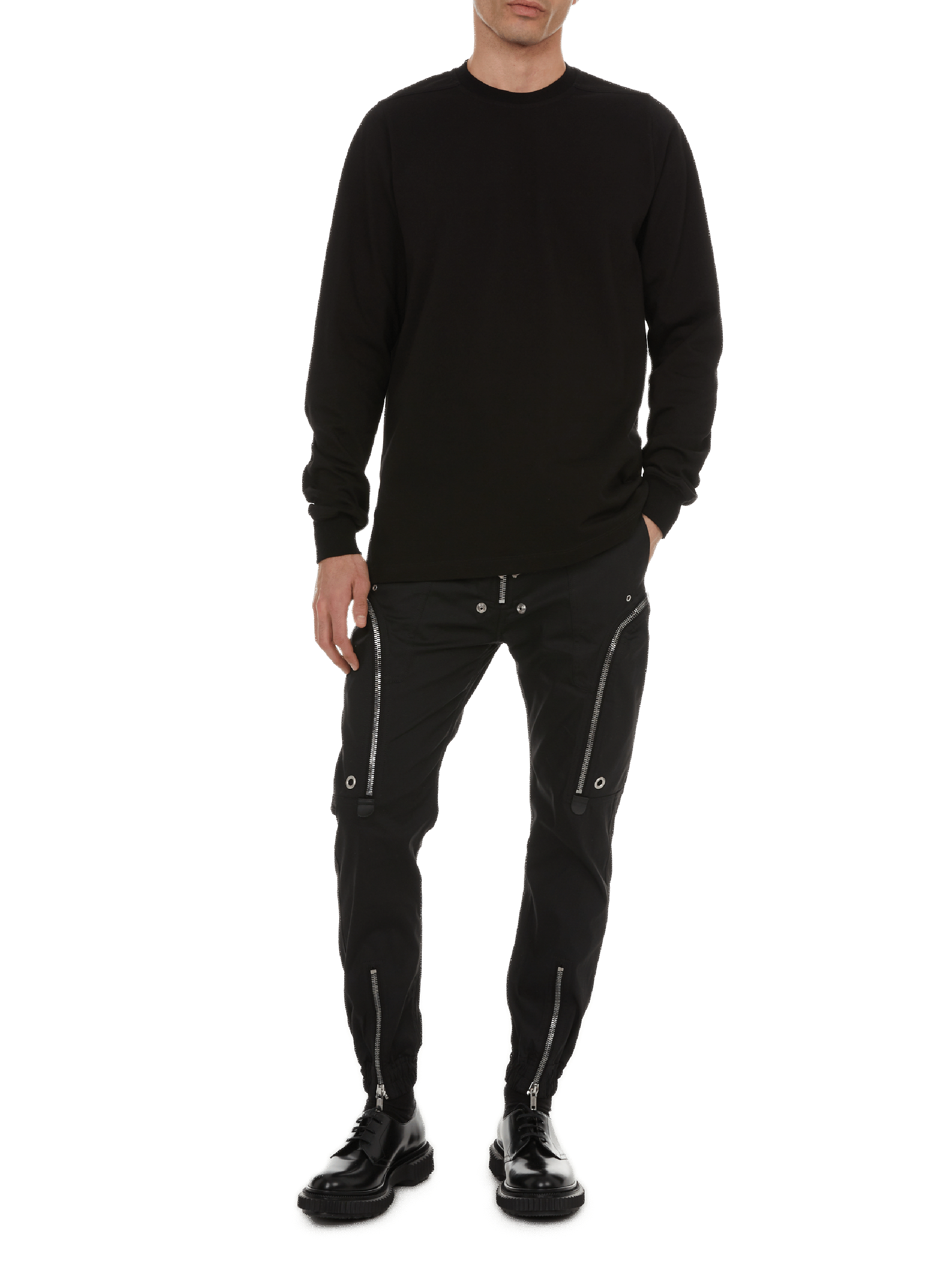 Cotton sweatshirt RICK OWENS Black