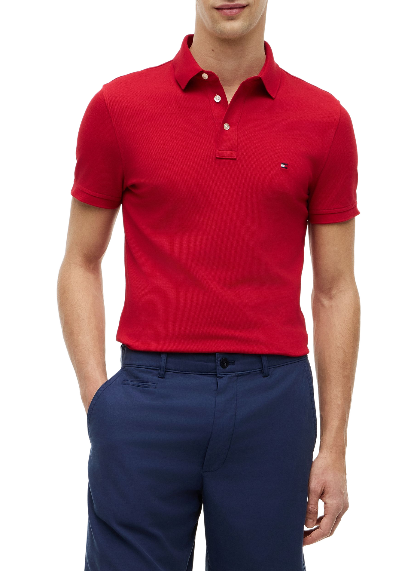 Iconic 1985 organic cotton polo shirt | Red TOMMY HILFIGER Men