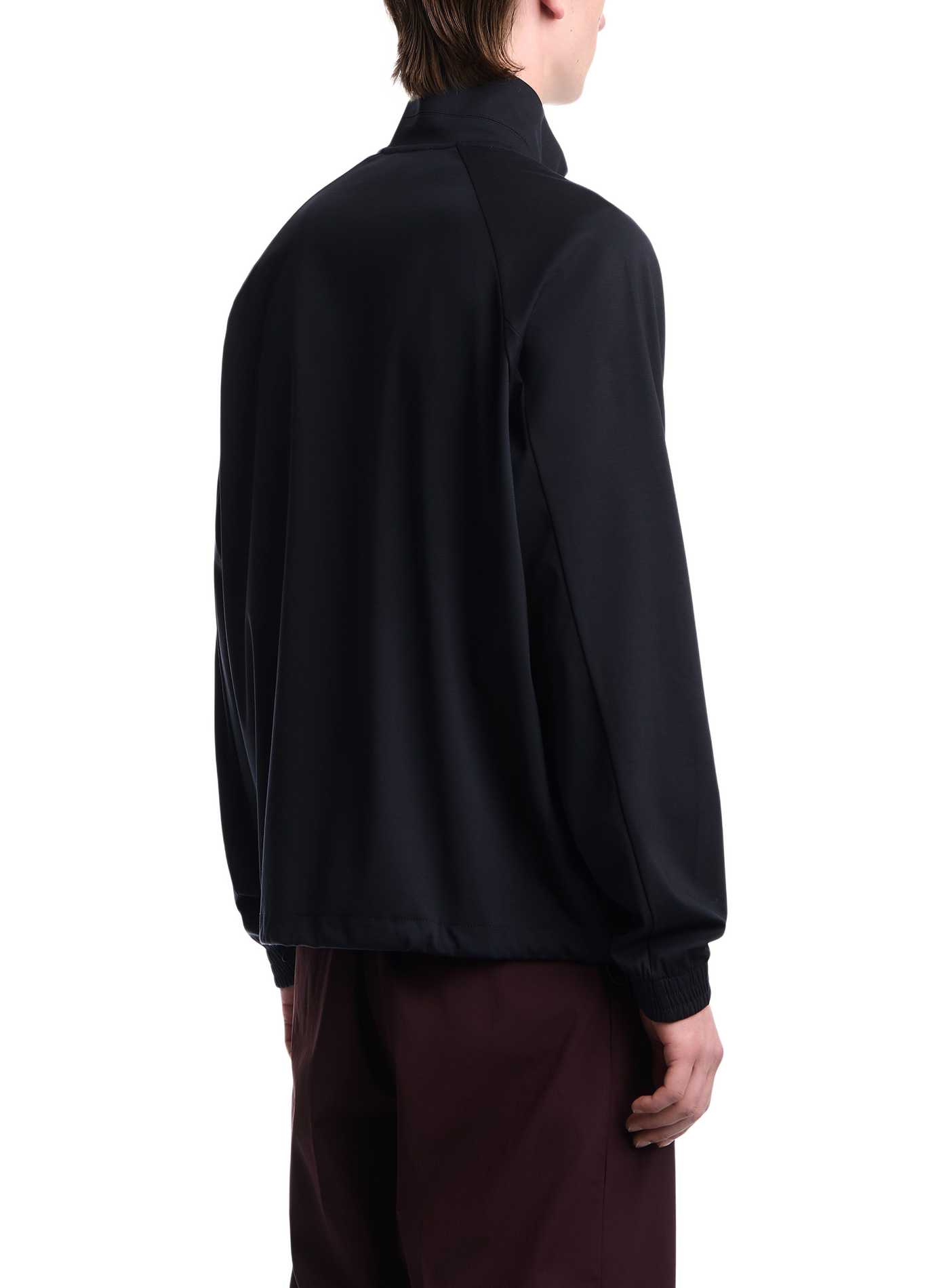 Zip-up high-neck jacket EMPORIO ARMANI Blue