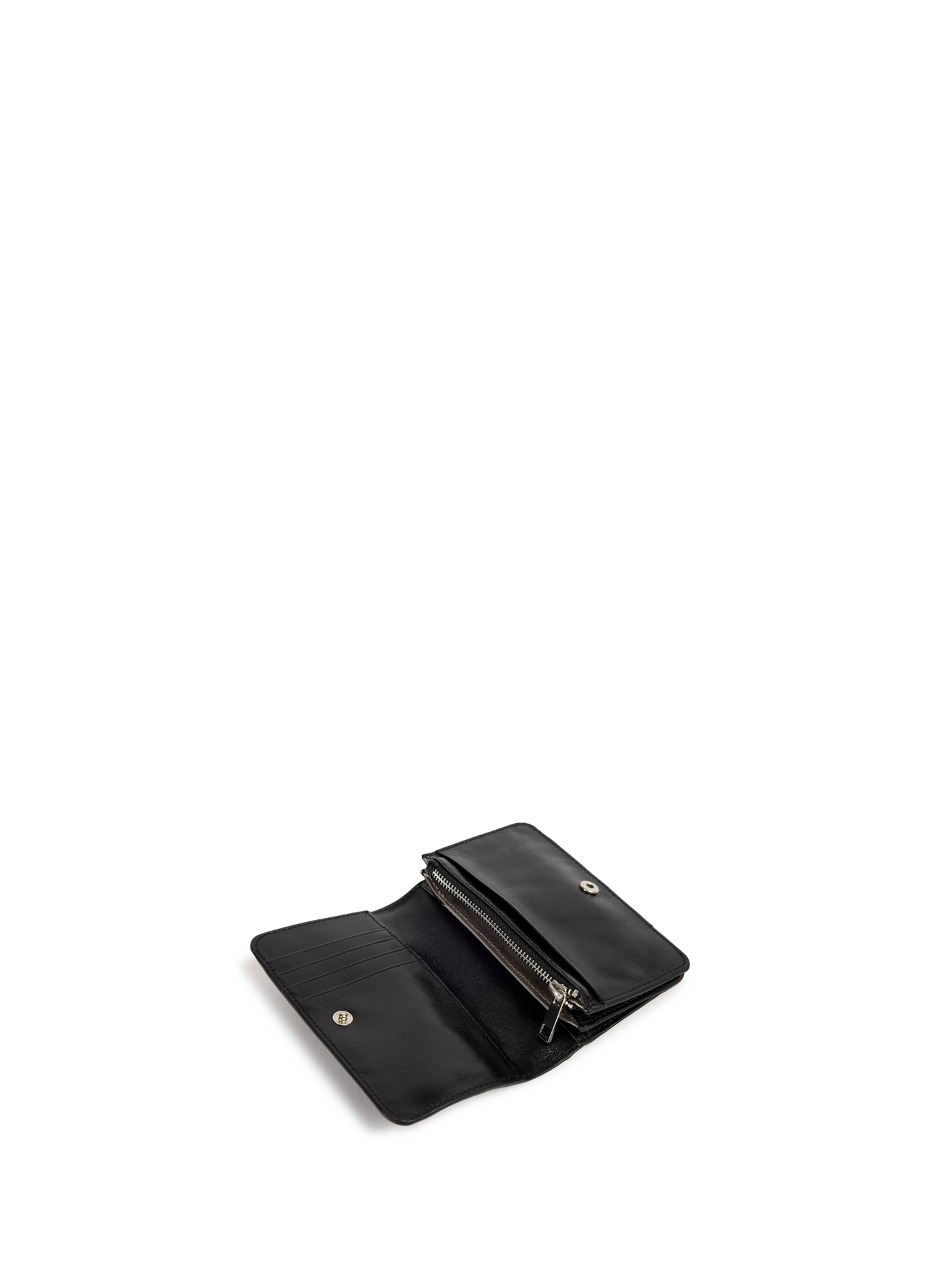 Portefeuille en cuir NAT & NIN Noir