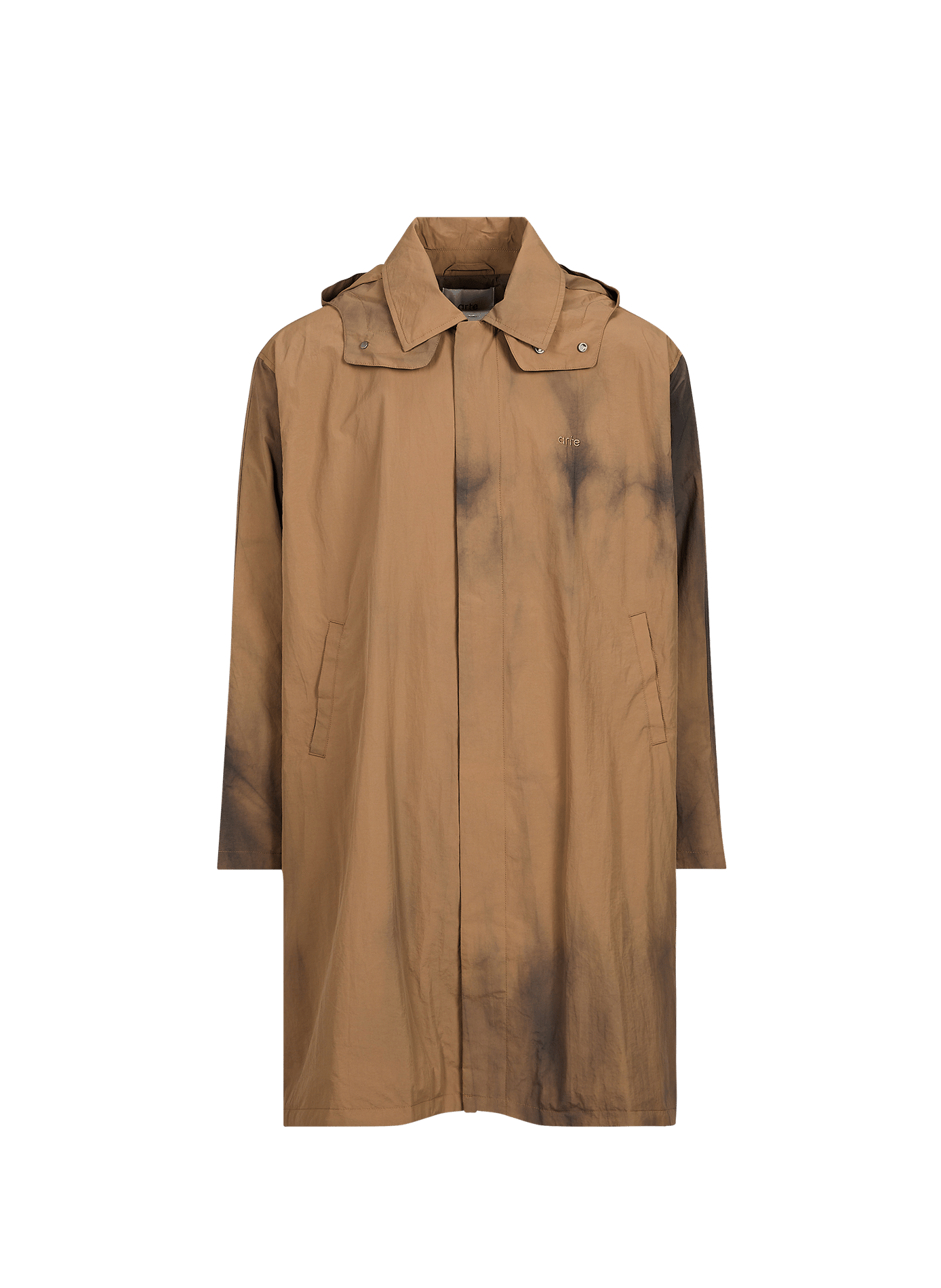 Hooded windbreaker ARTE ANTWERP Brown
