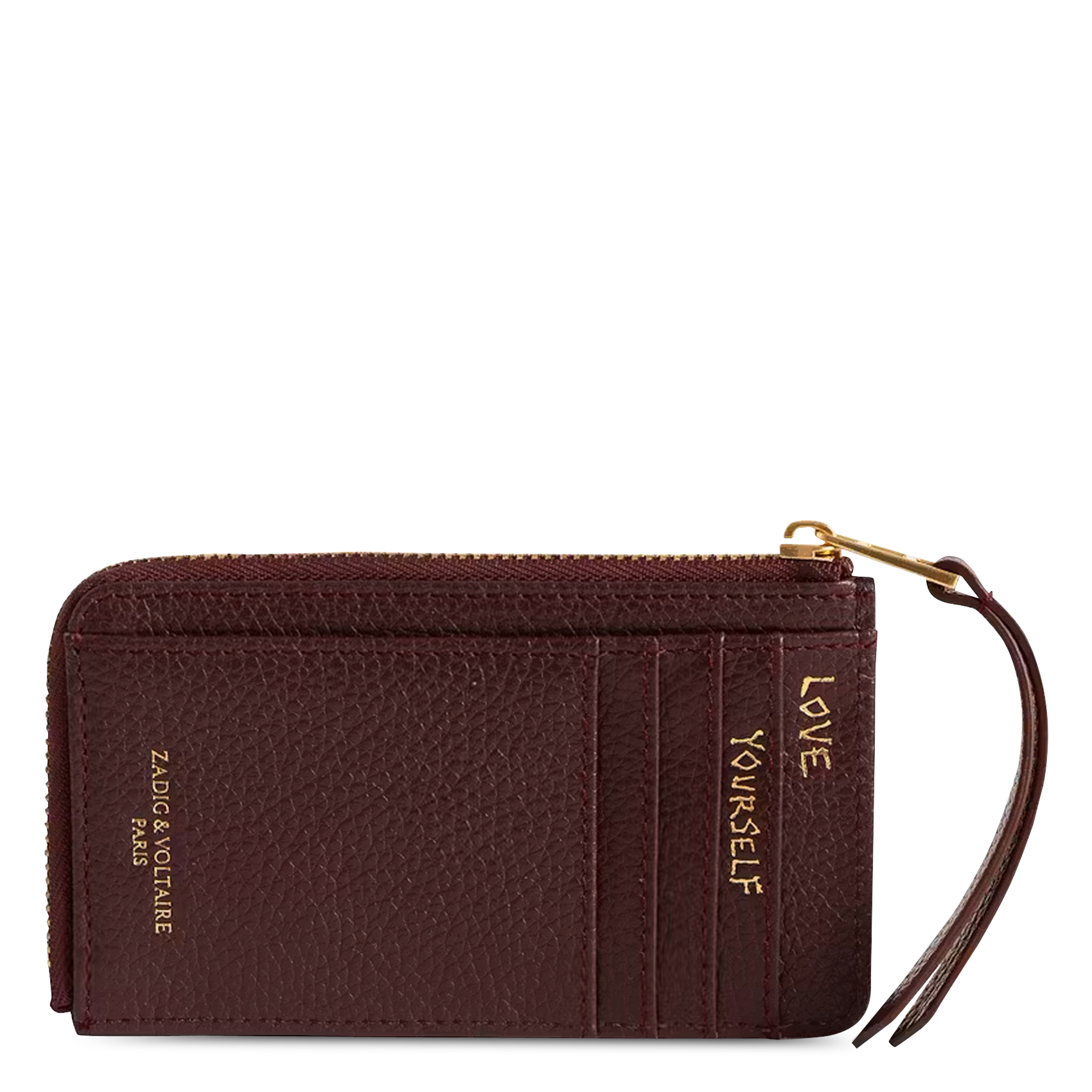Porte-cartes en cuir zv card ZADIG&VOLTAIRE Violet