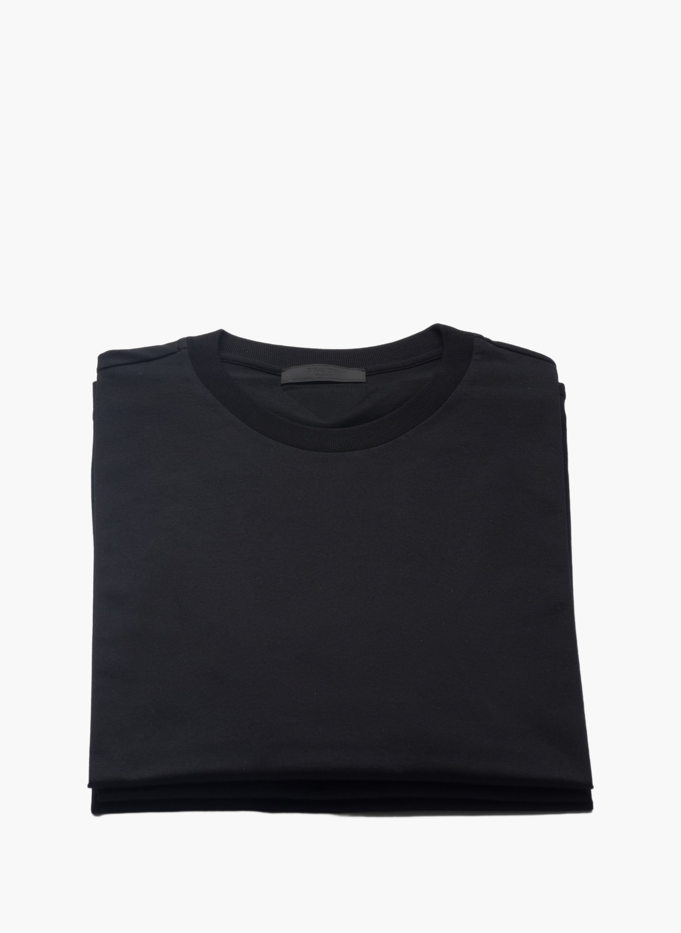 T-shirt en coton - lot de 3 PRADA Noir