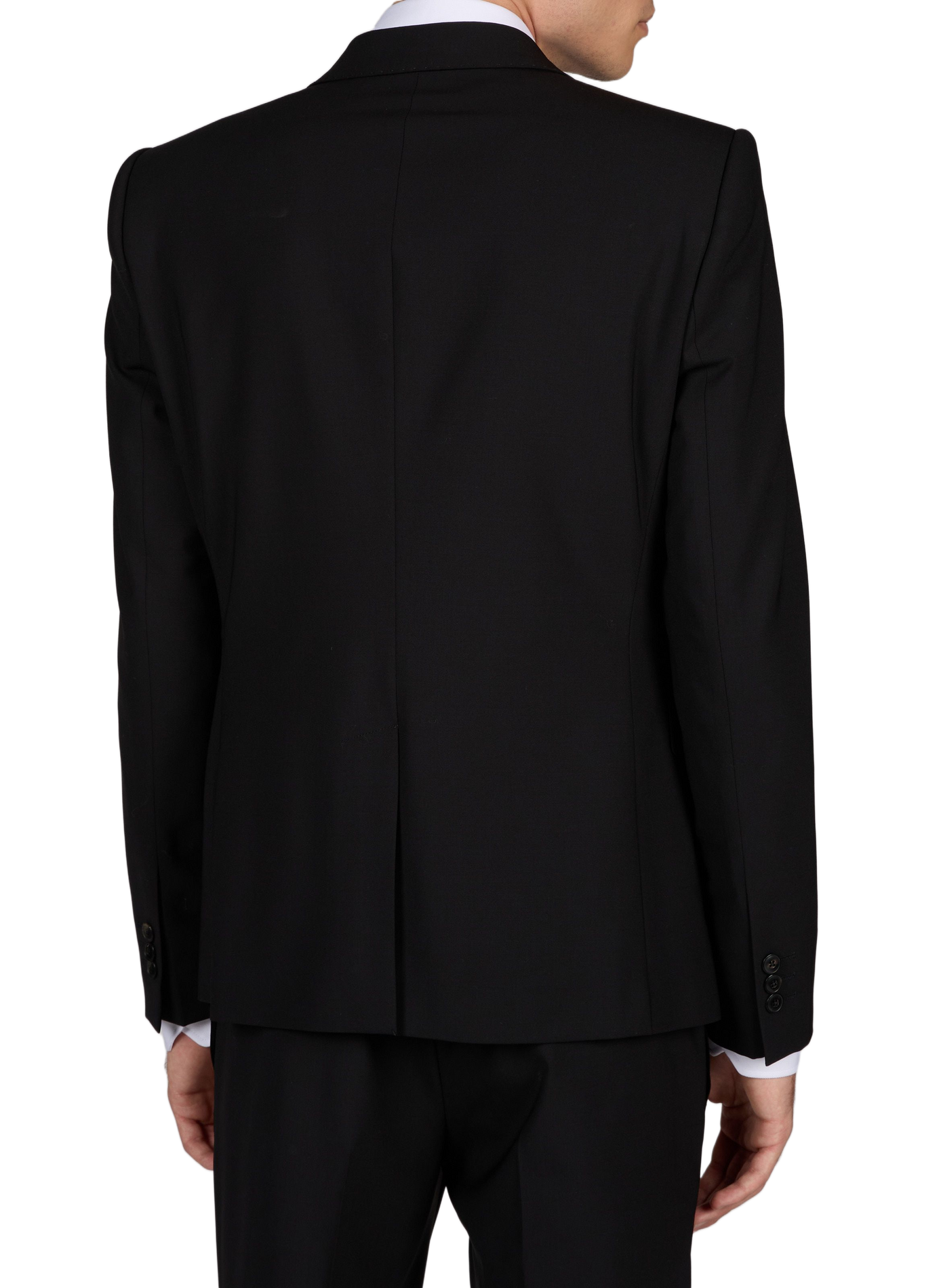 Gerader Wollblazer EMPORIO ARMANI Schwarz