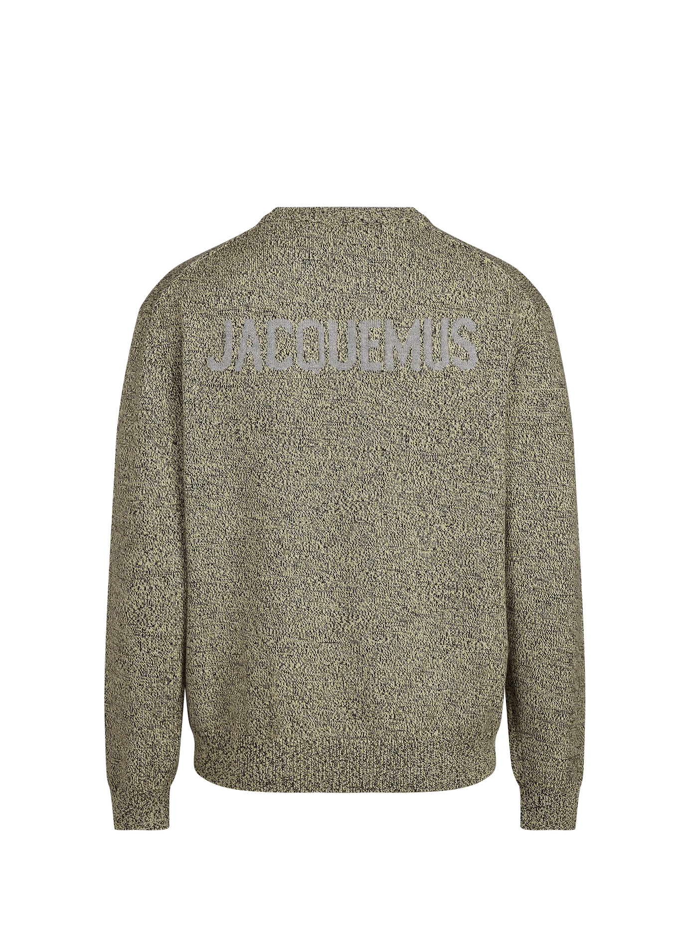 Pullover Moulin ampio con girocollo in lana merino JACQUEMUS Beige