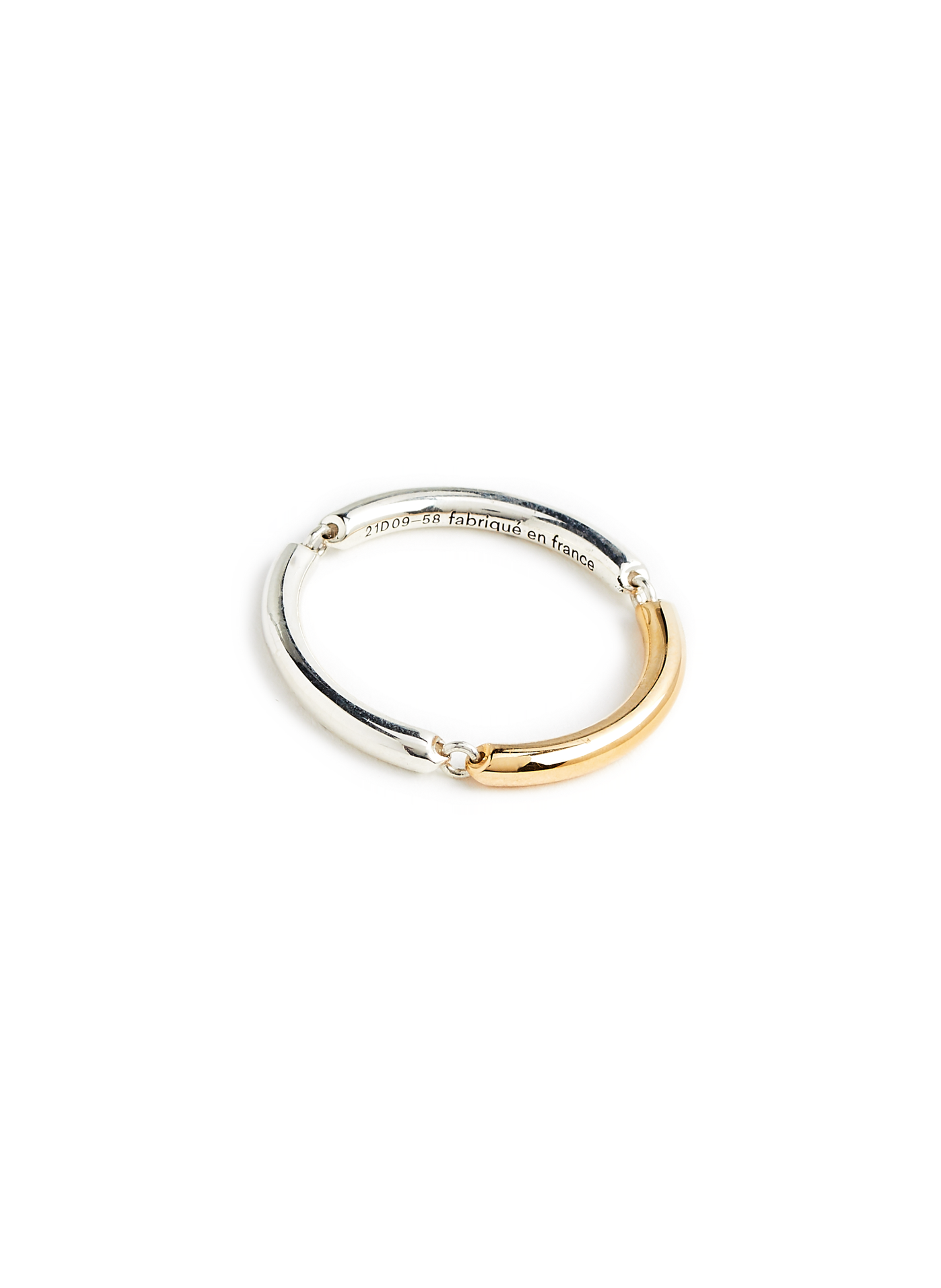 Bague 3g en or jaune poli