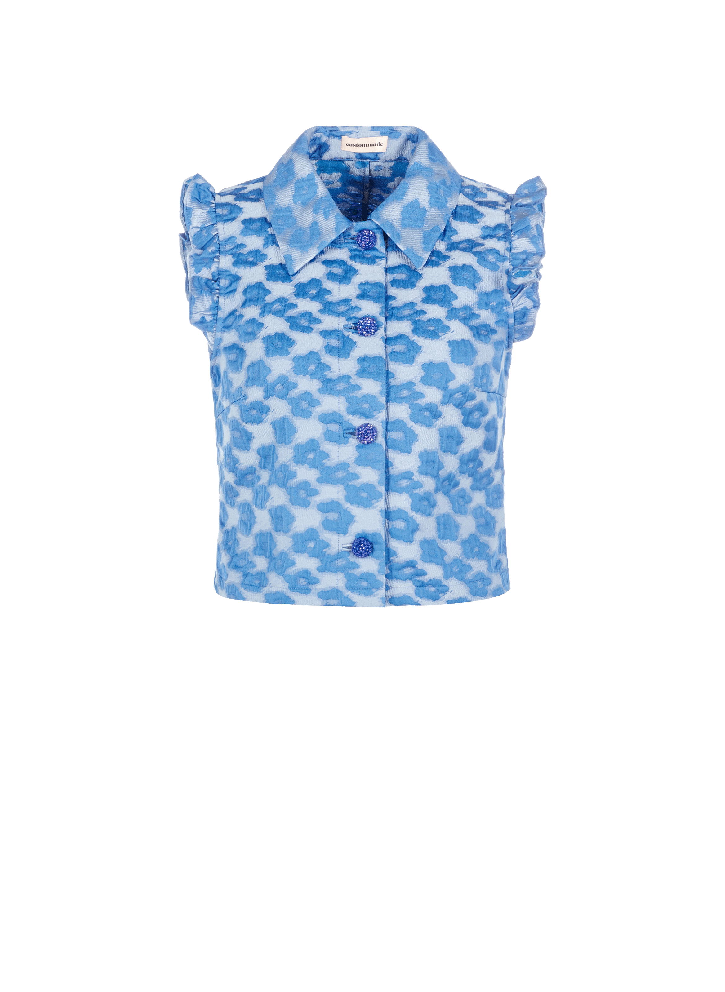 CUSTOMMADE Top Yalia Bleu