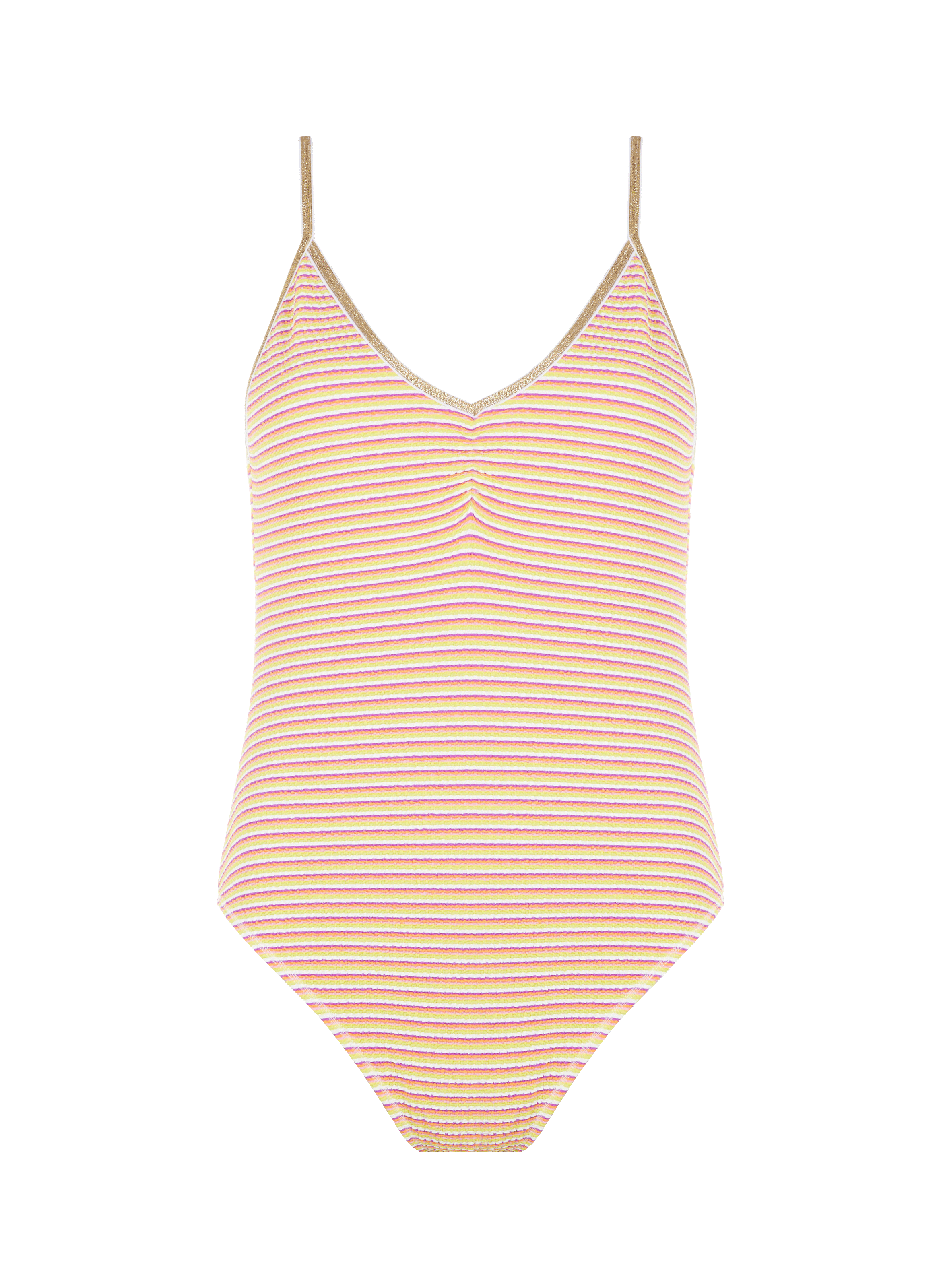 Maillot une pièce rayé