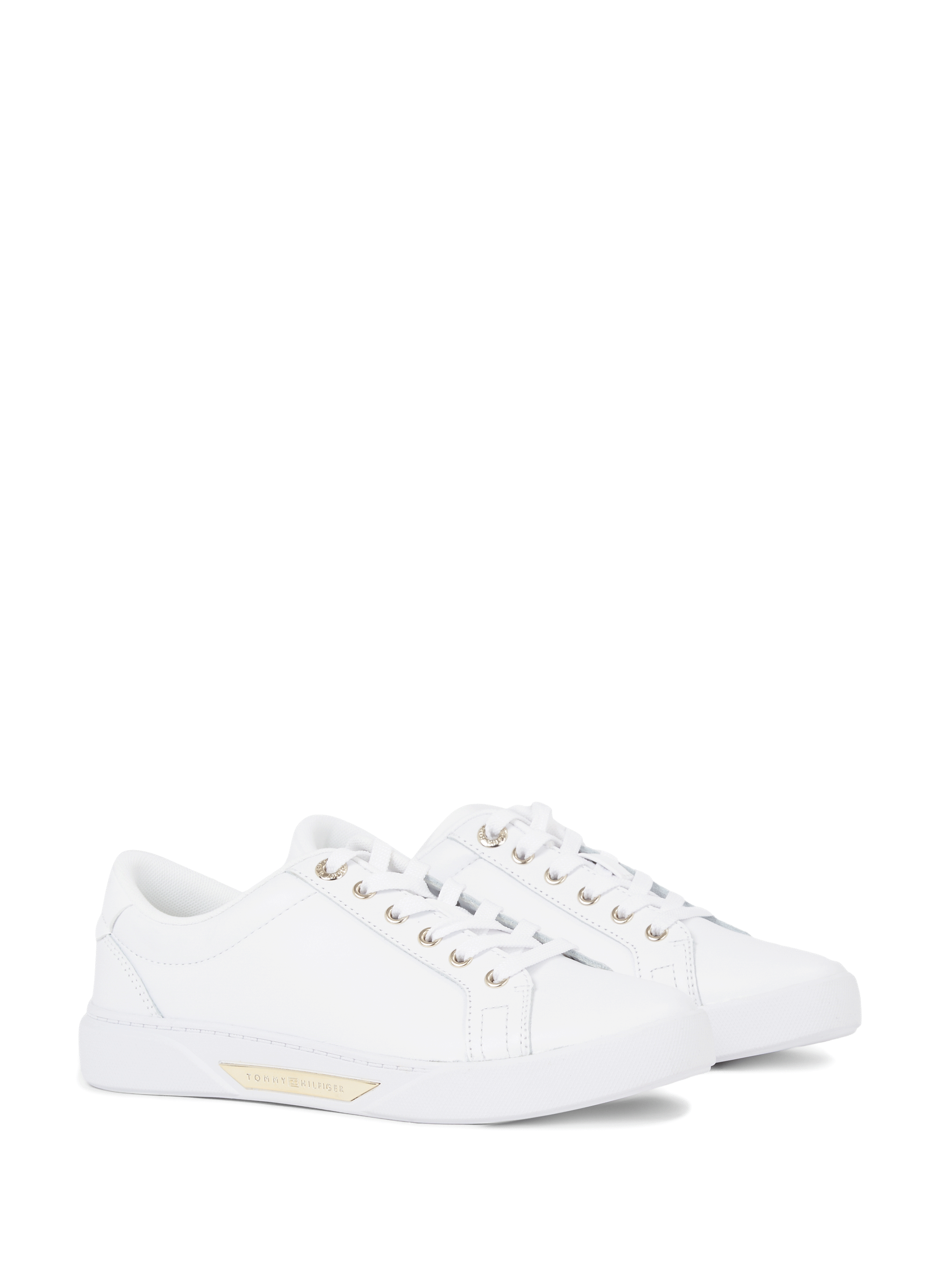 Baskets courtes en cuir