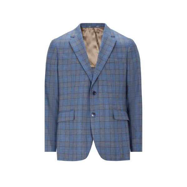 Blazer en soie et laine