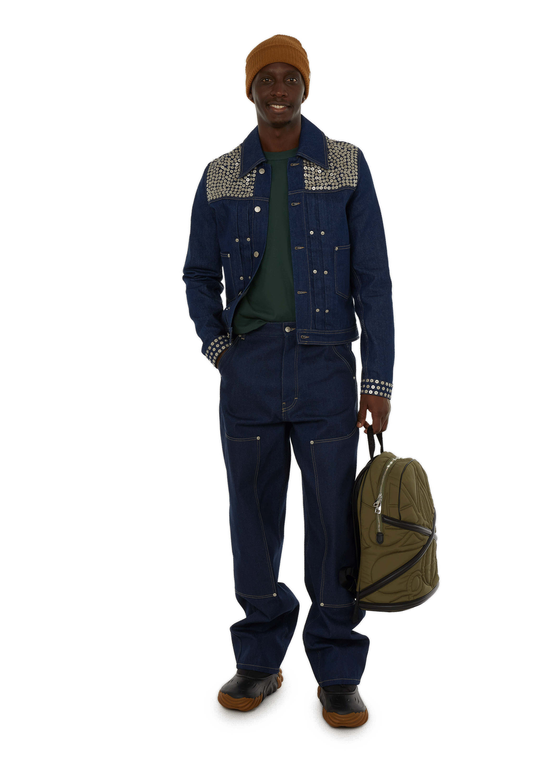 OUEST PARIS Jean large Bleu