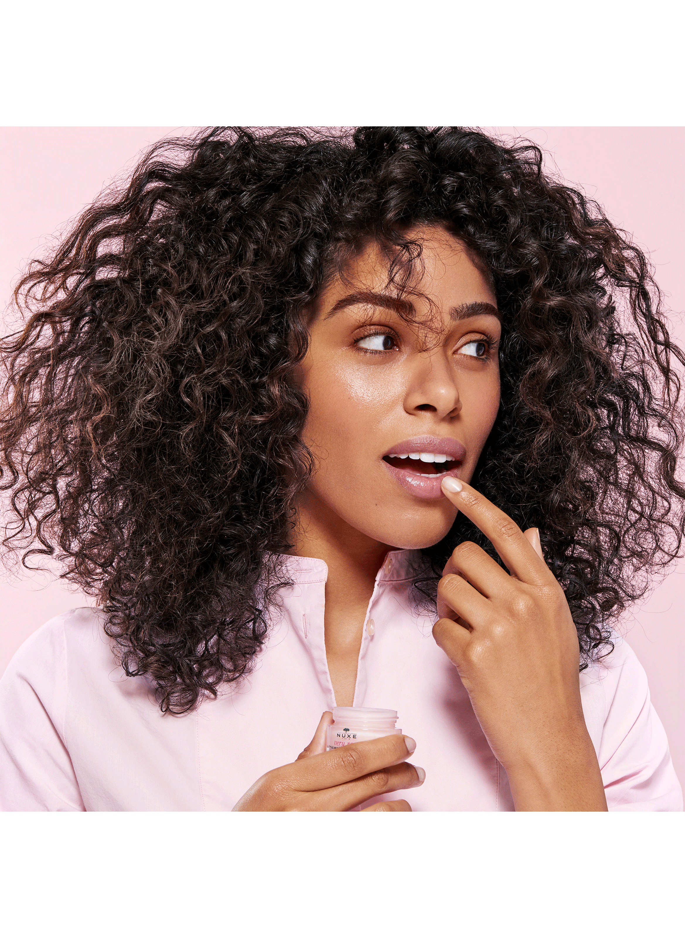 Baume hydratant lèvres à la rose - Hydratant &amp; Sublimateur - Very Rose NUXE No color