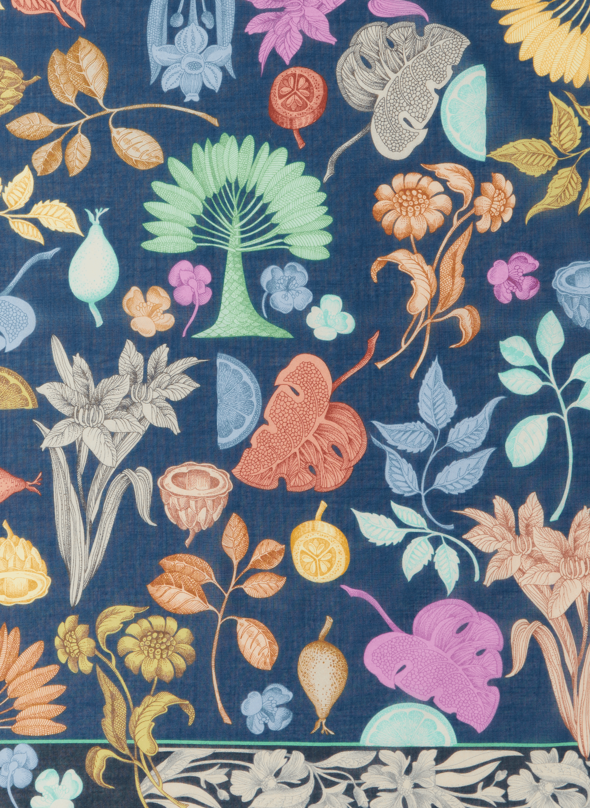 Foulard en coton Multicolore