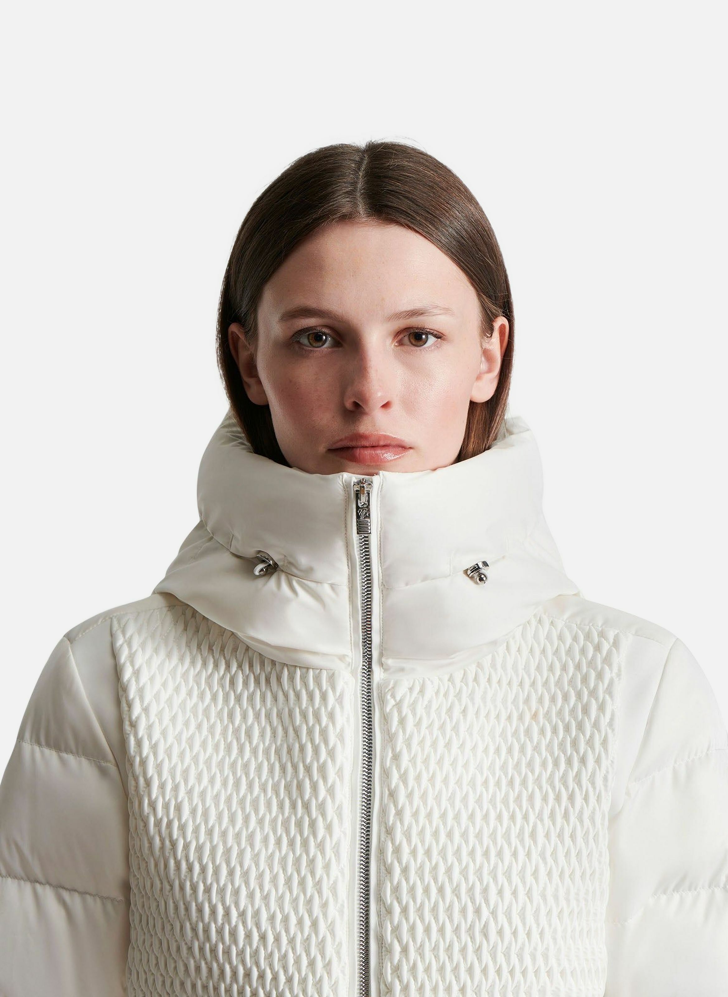 Combinaison de ski marie col montant coupe regular FUSALP Blanc