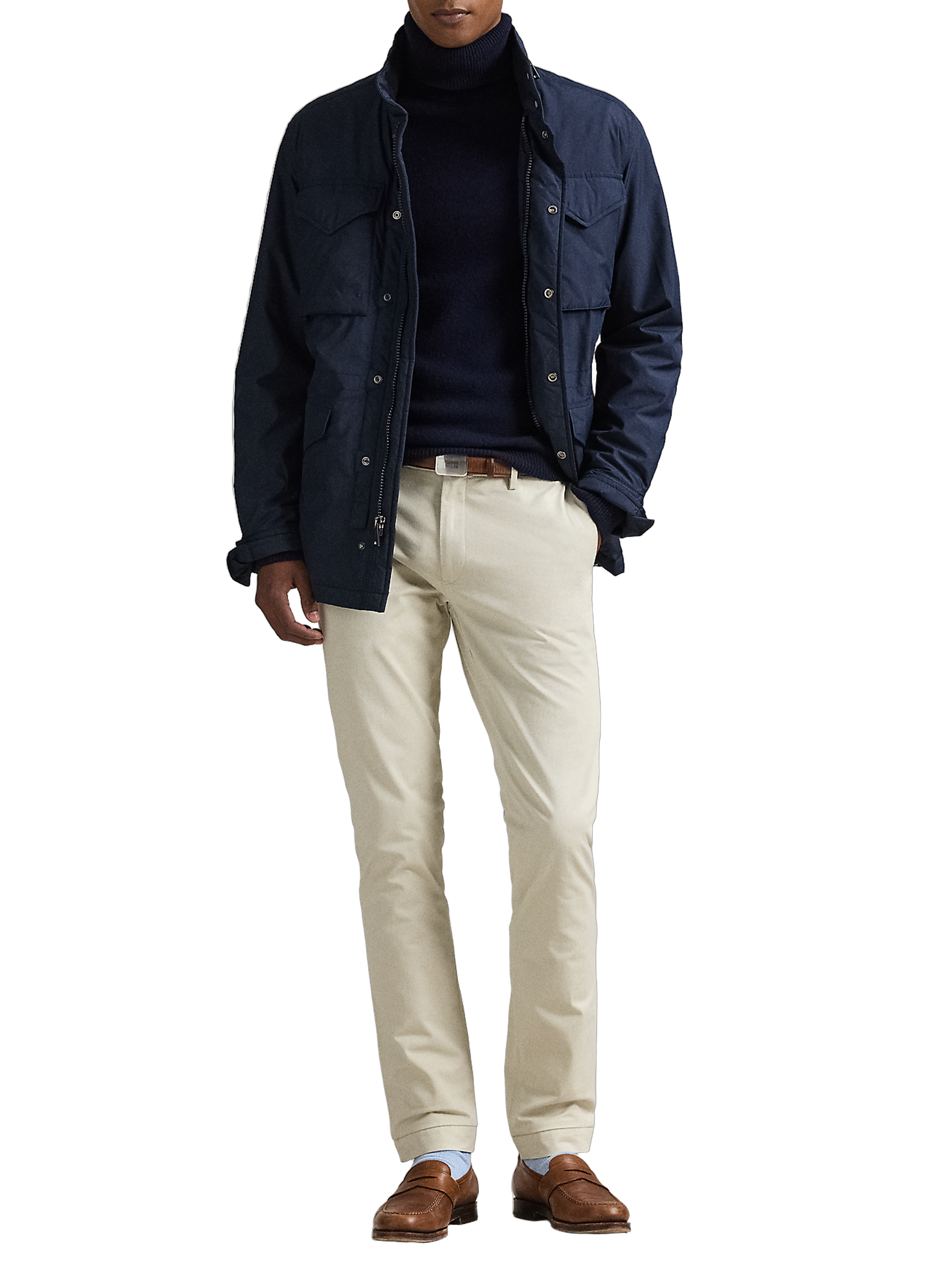 Bedford slim-fit cotton trousers POLO RALPH LAUREN Beige