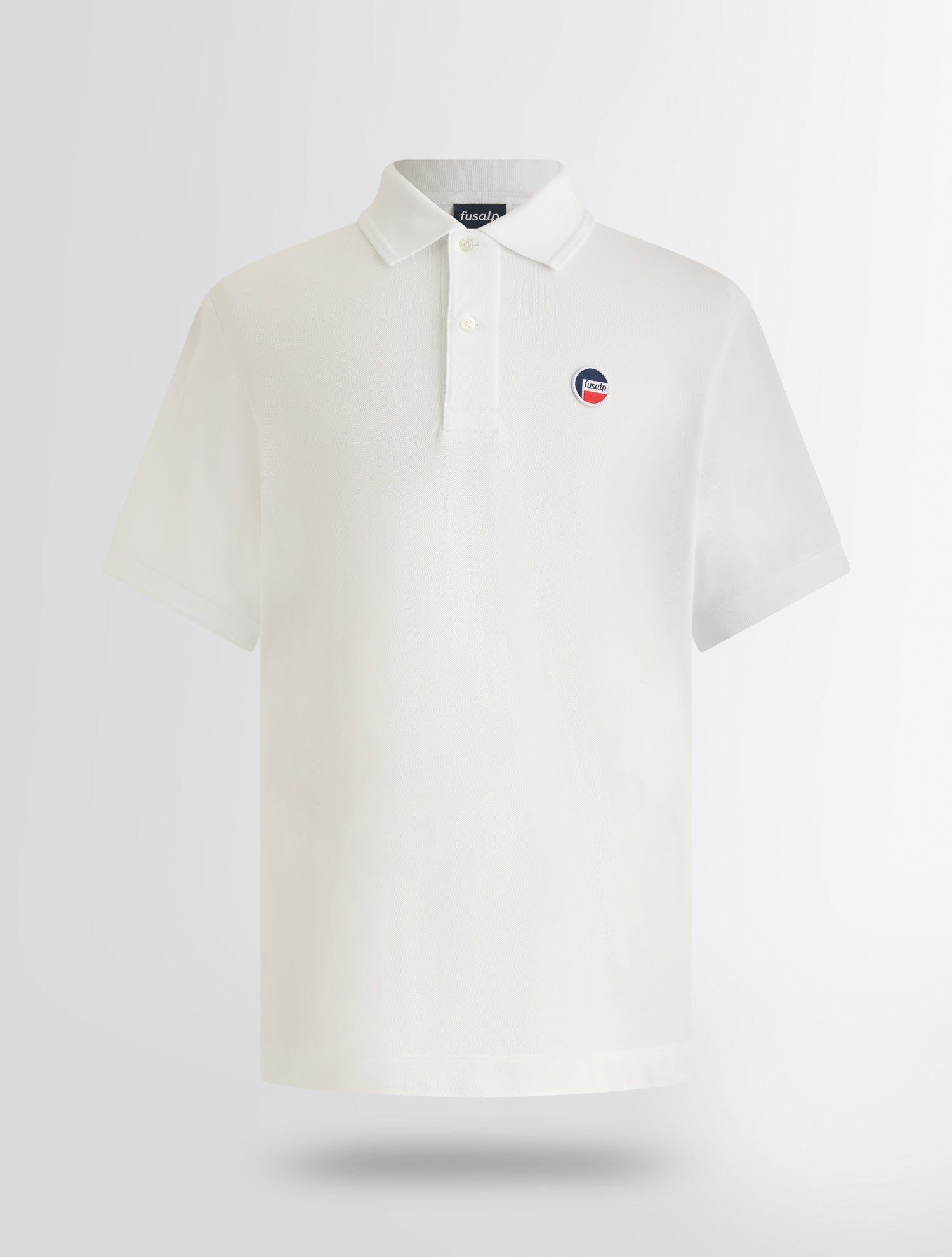 Polo manches courtes gerlo col polo coupe regular FUSALP Blanc