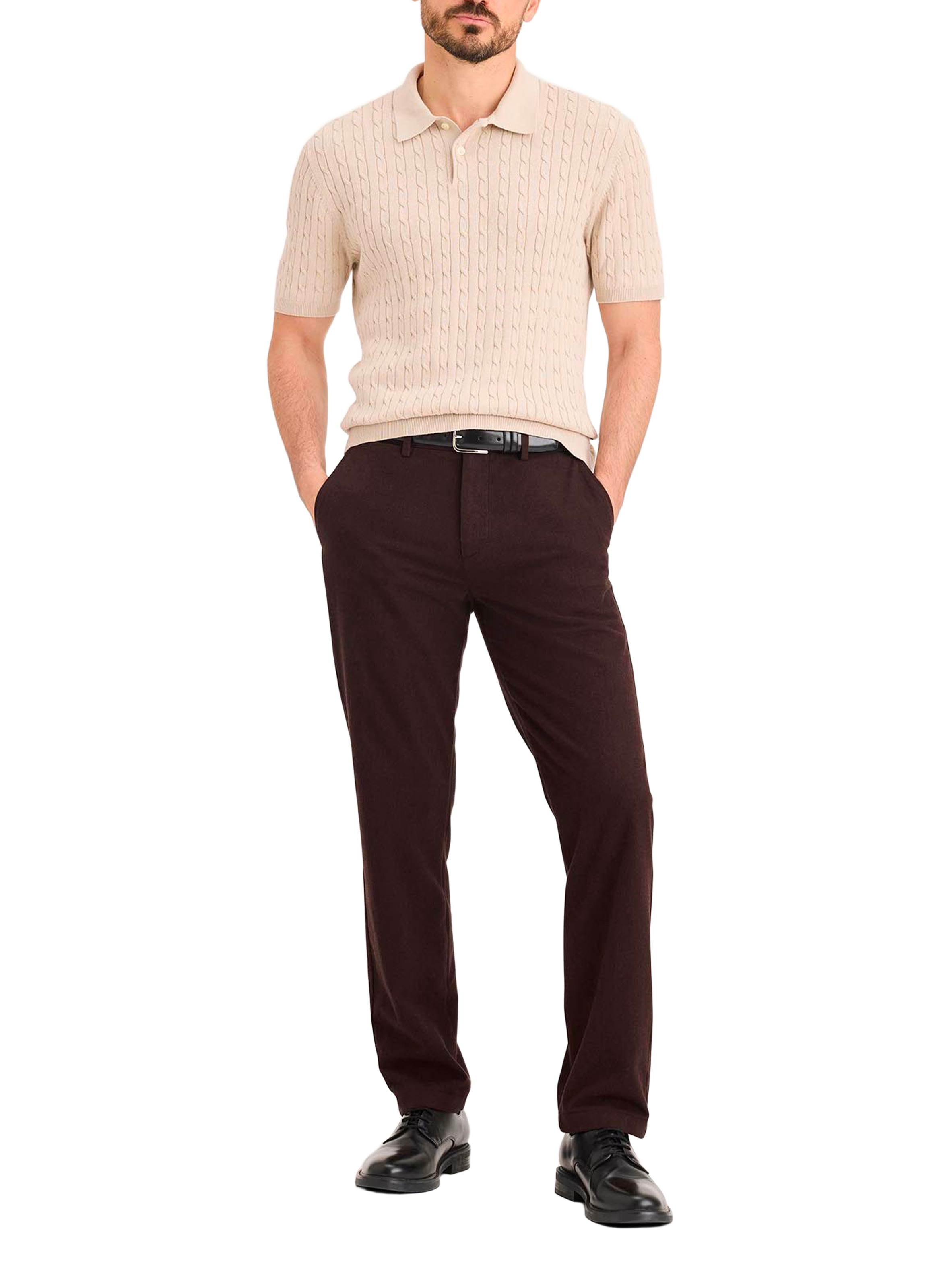 Prepster cotton trousers DOCKERS Brown