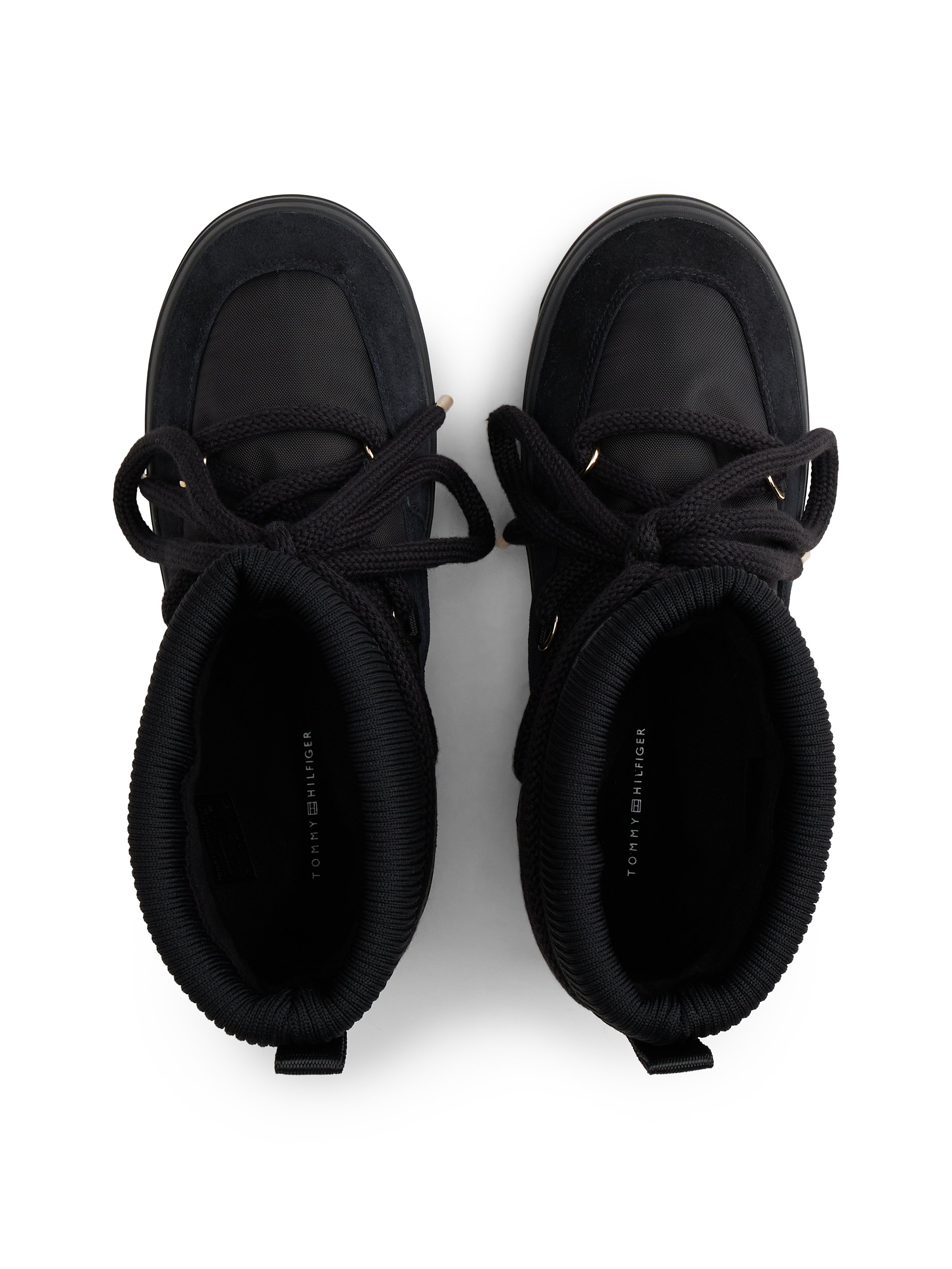 Bottines à bout rond TOMMY HILFIGER Noir