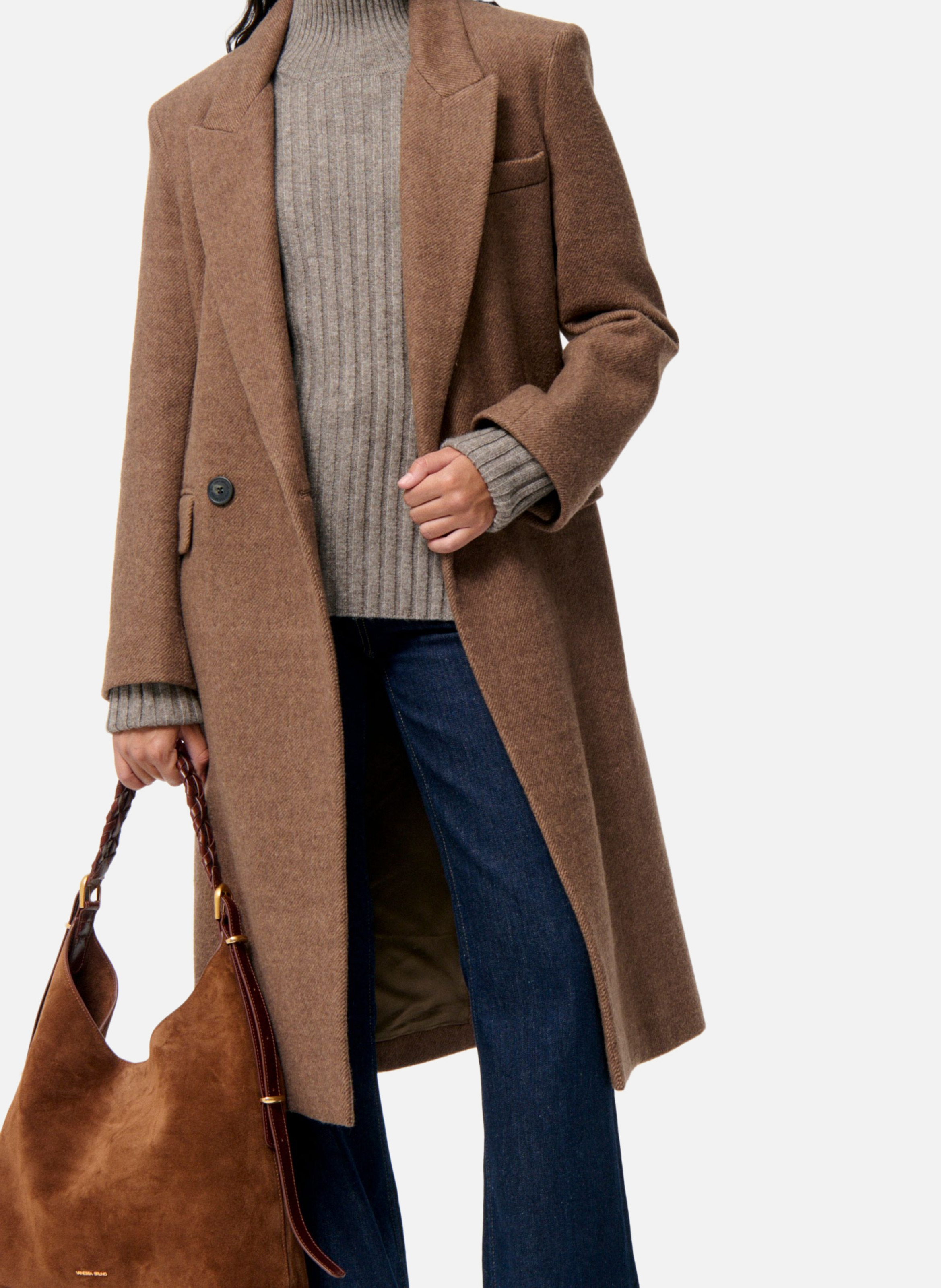 Manteau faloua Marron