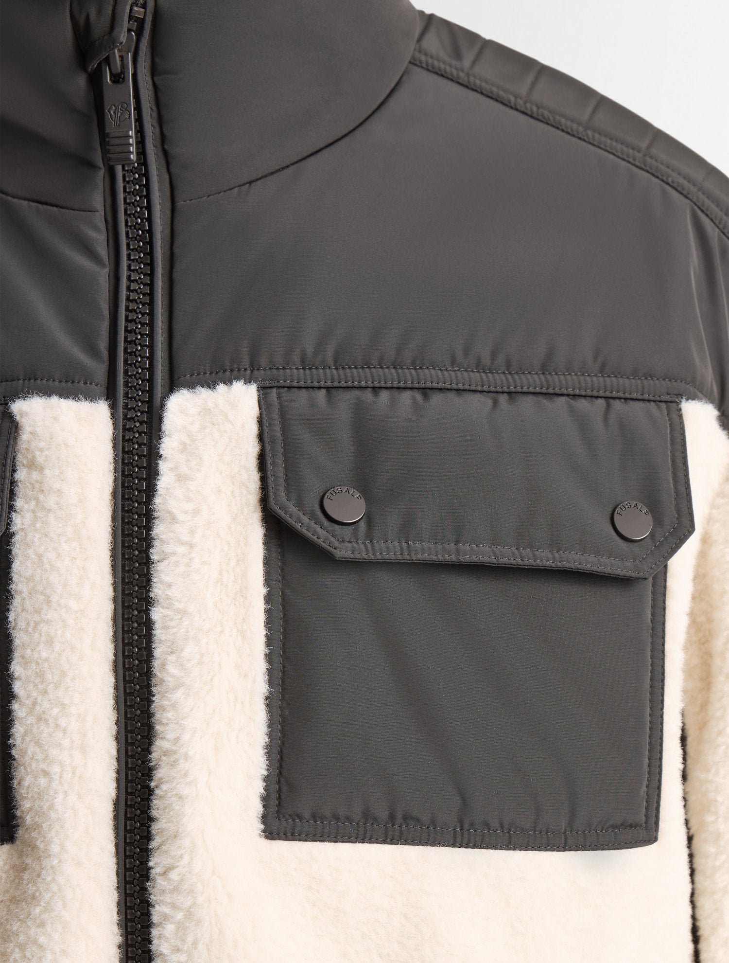 Polaire flockoon col montant coupe regular FUSALP Jaune