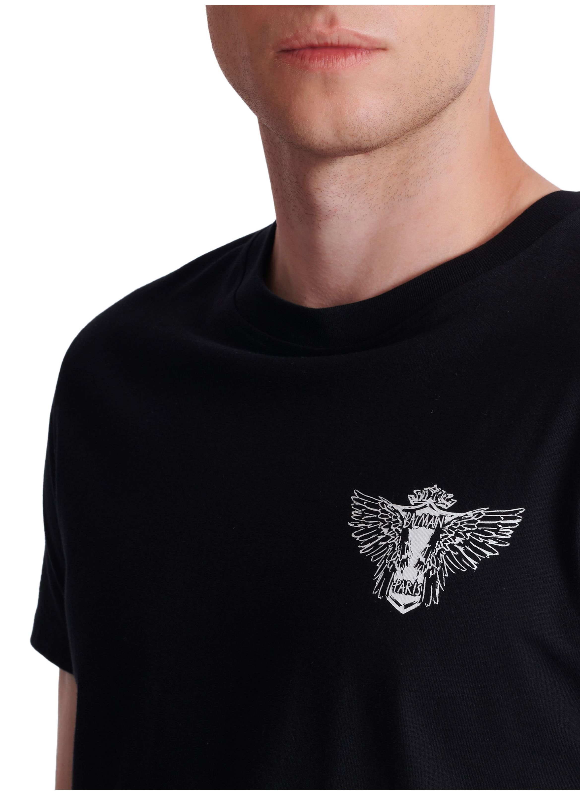 T-shirt à imprimé BALMAIN Noir