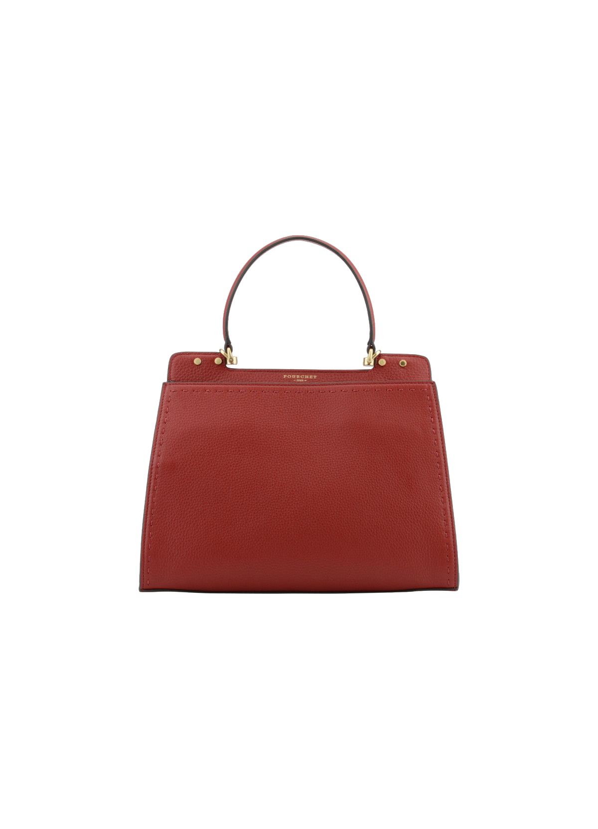 Trianon | sac porté main gm POURCHET Rouge