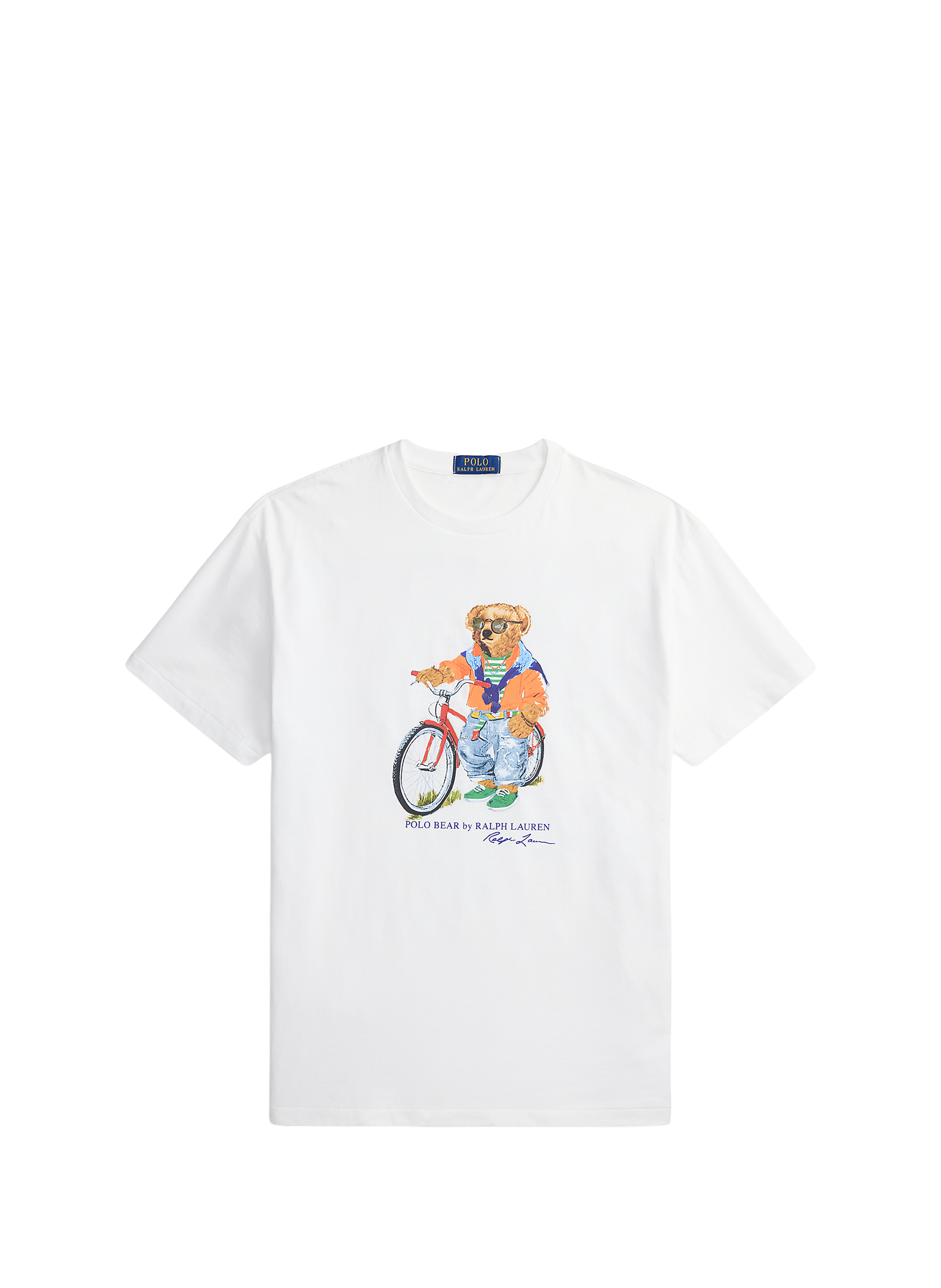 Cotton round-neck T-shirt POLO RALPH LAUREN White