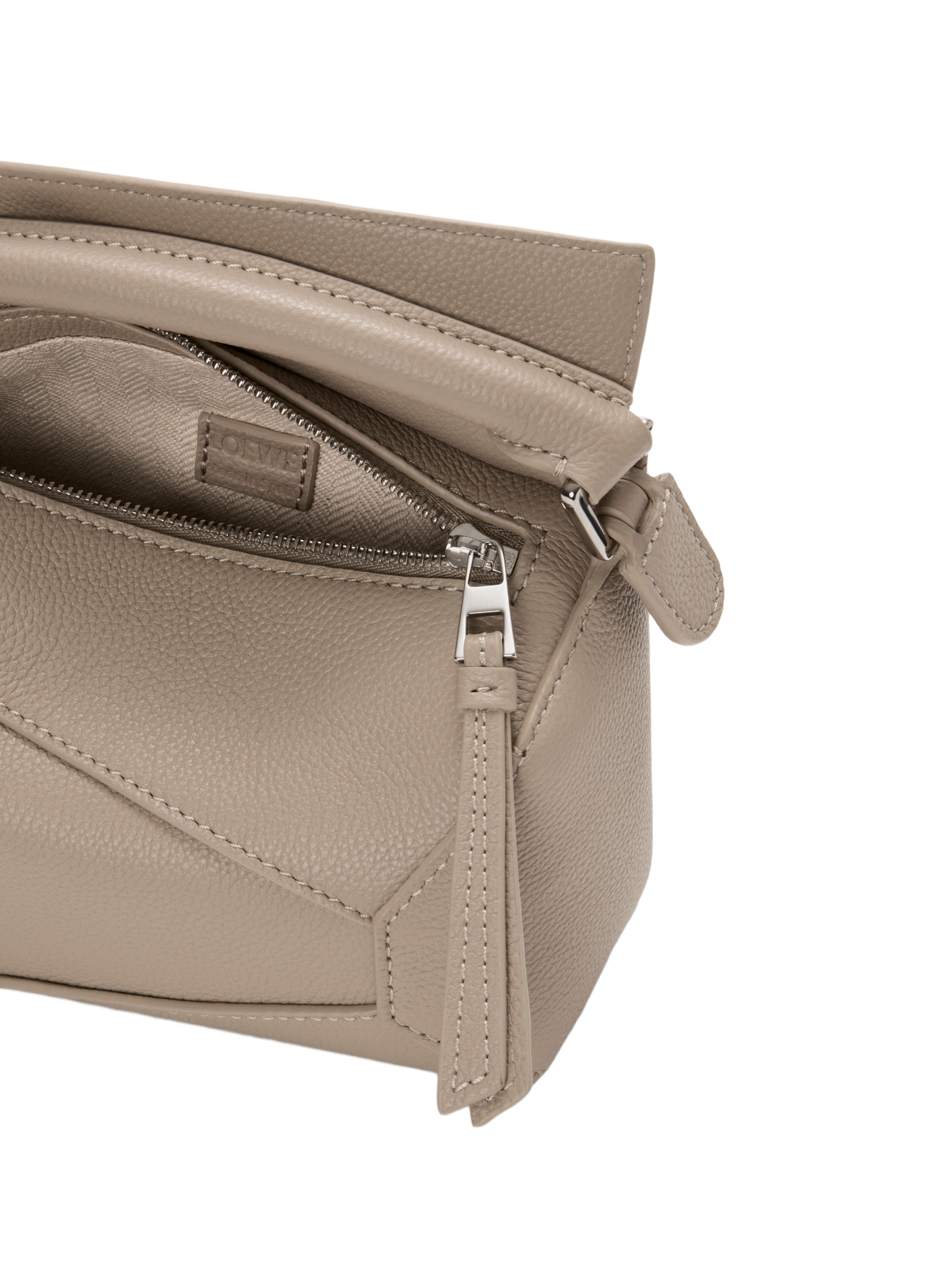 Mini Puzzle Edge bag in soft grained calf leather LOEWE Beige