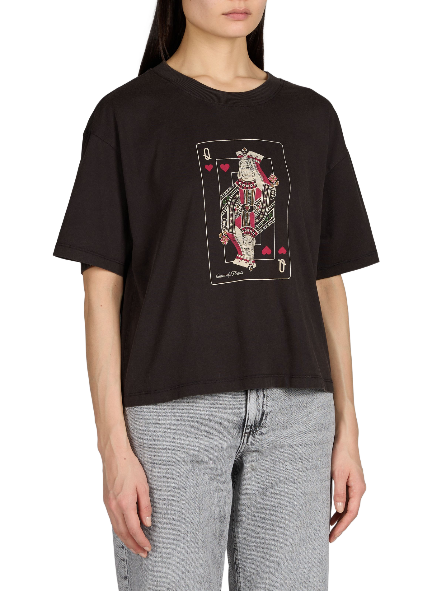 T-shirt imprimé Virubie en coton VILA Noir