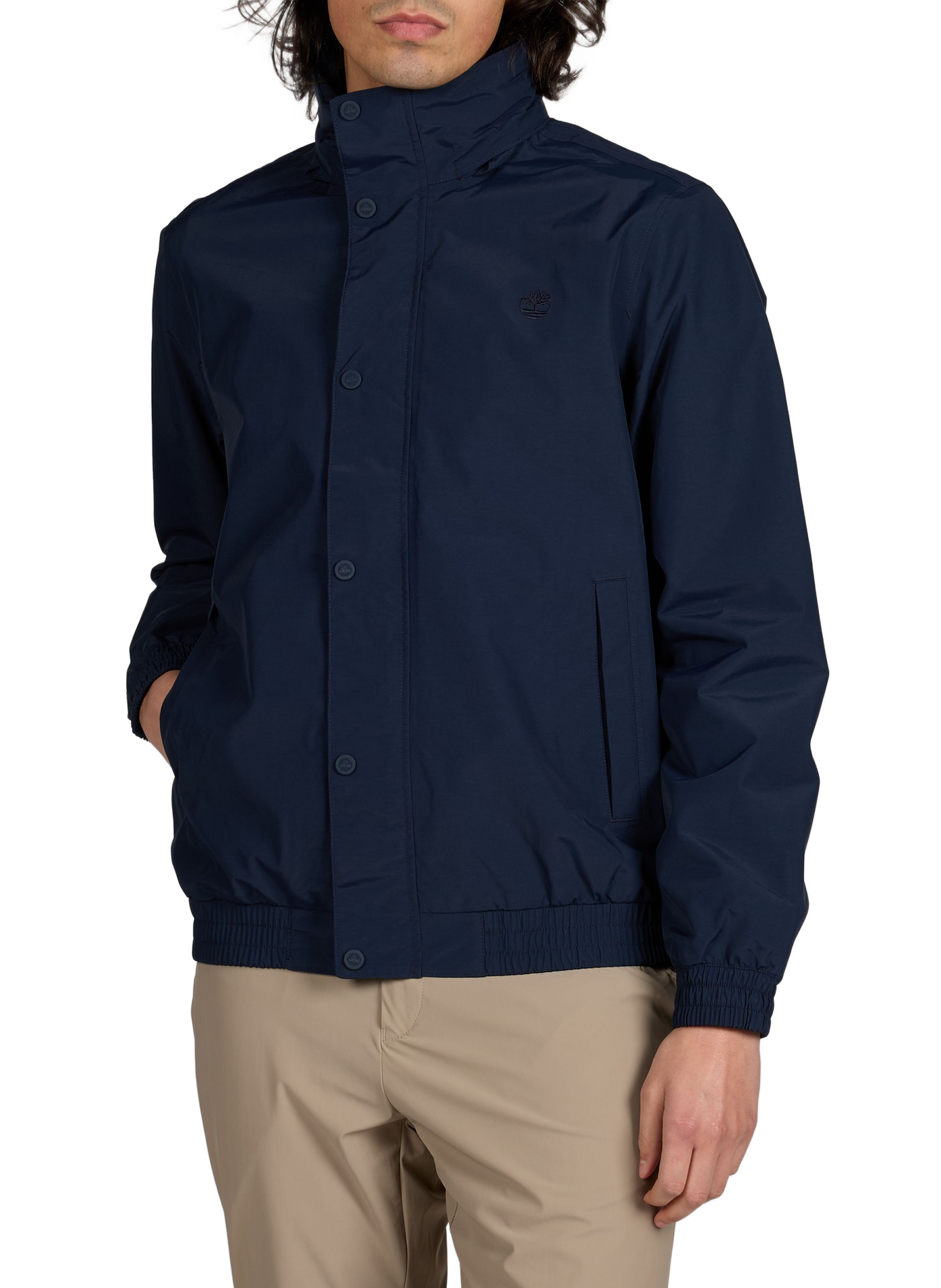 Blouson droit à col montant TIMBERLAND Bleu