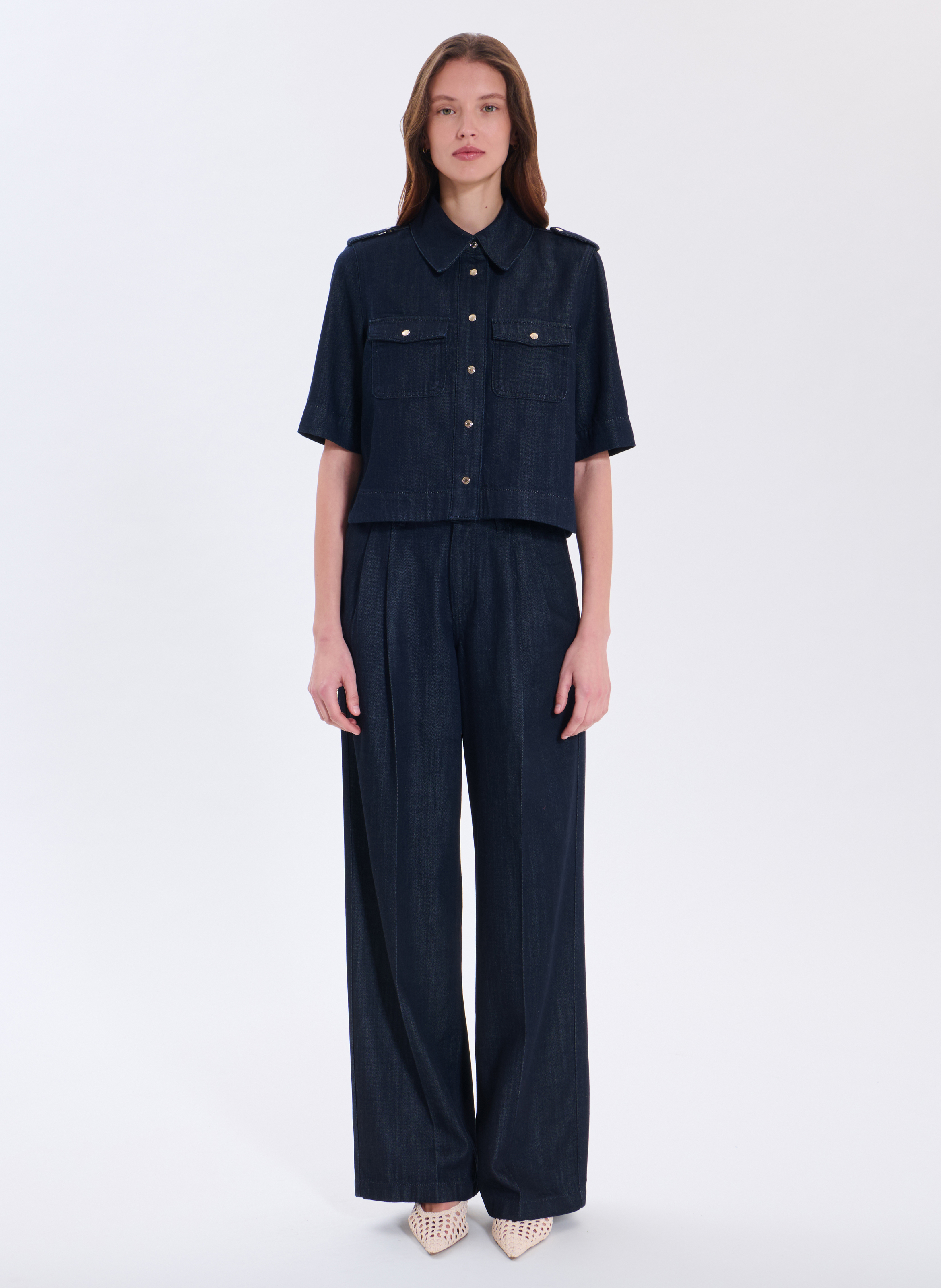 Chemise  celeste ZAPA Bleu